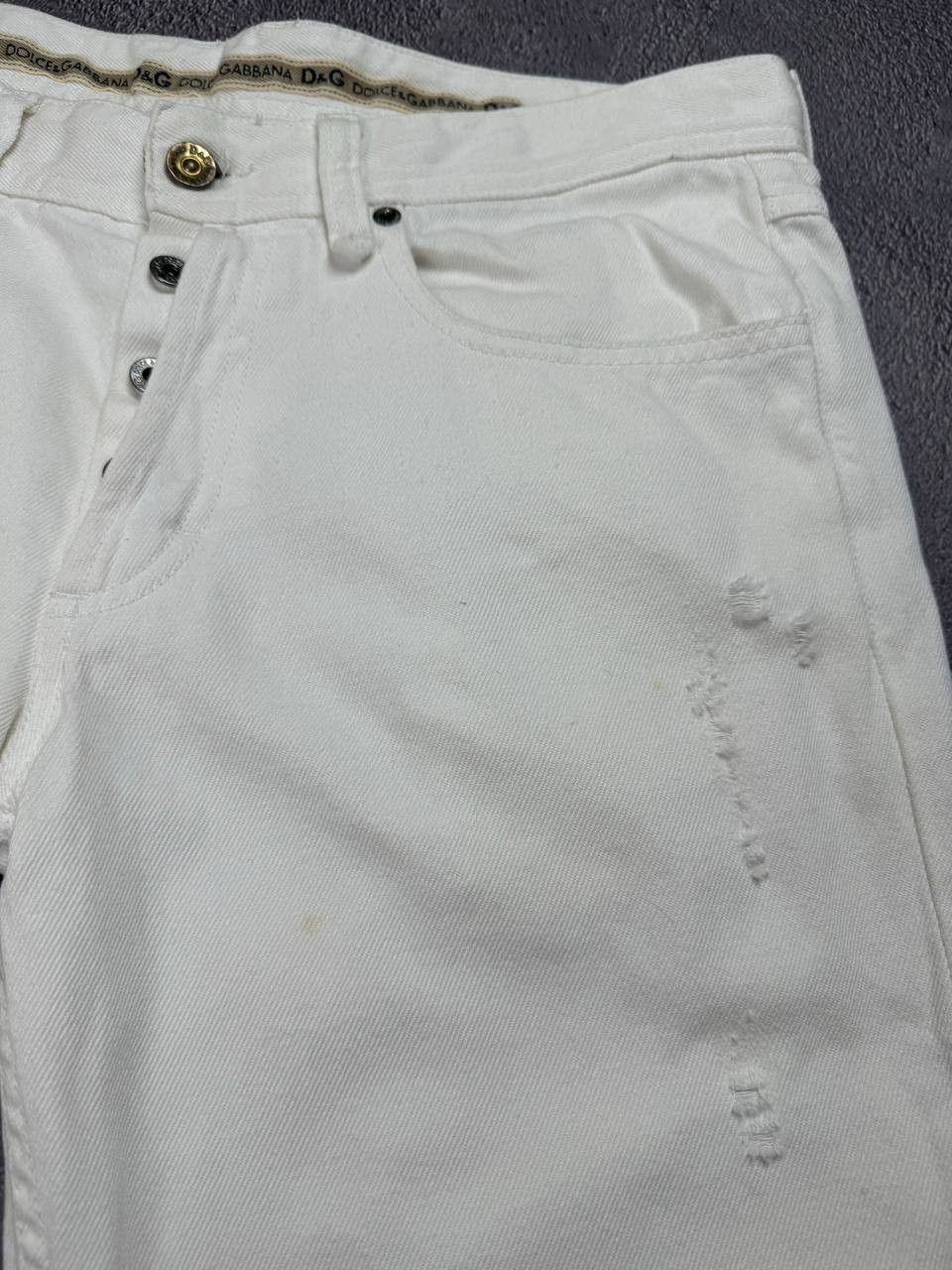 Dolce & Gabbana Vintage Dolce&Gabbana White Jeans Denim Size 34" / US 12 / IT 48 - 11 Thumbnail
