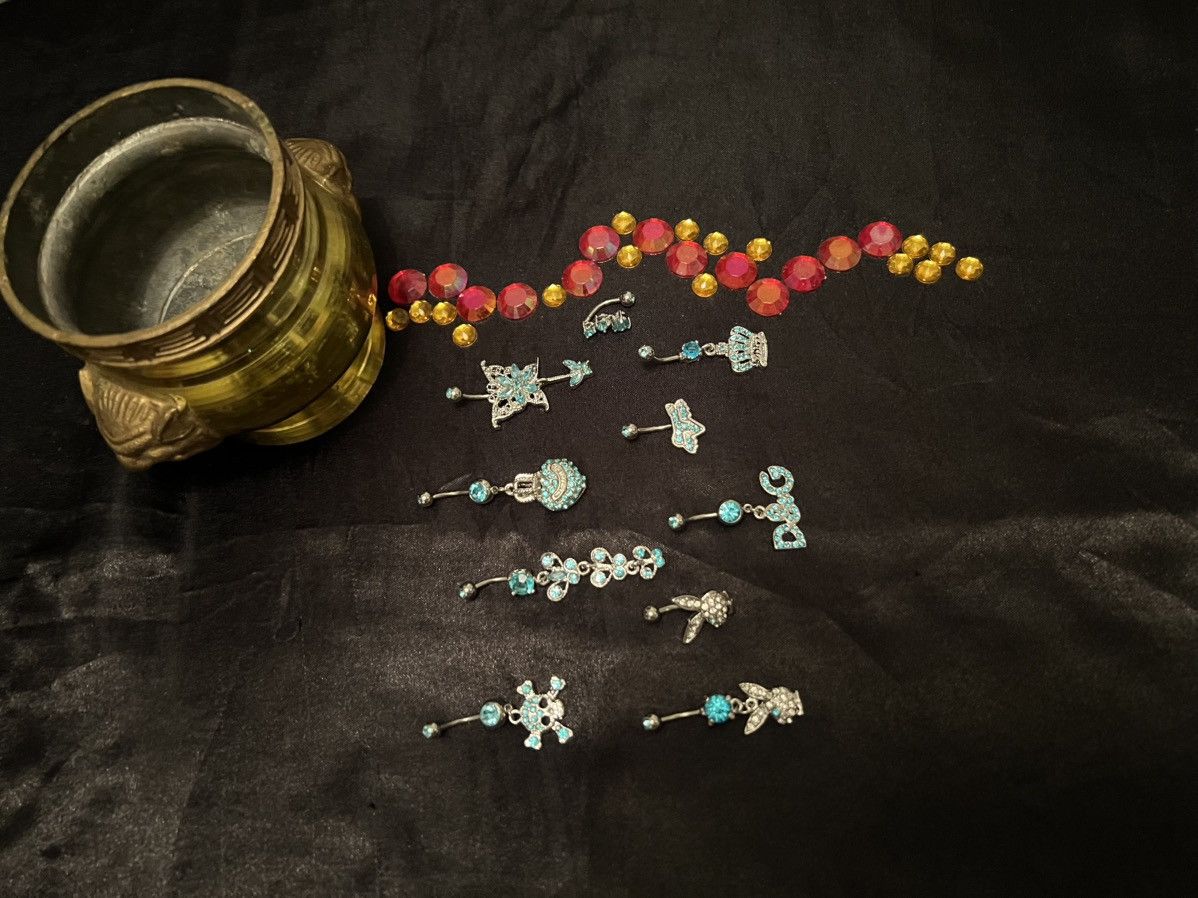 Other 10 Piece Belly Button Rings Size ONE SIZE - 4 Thumbnail