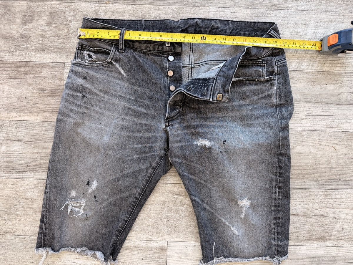 Balmain 🚨Decarnin Japanese Selvage Denim Shorts Size US 36 / EU 52 - 11 Thumbnail