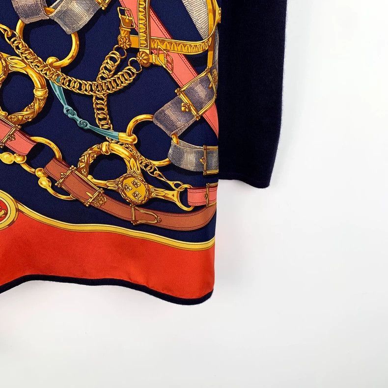 Hermes Hermes Colorful Print Long Sleeve Top-2506 Size XXS / US 00 / IT 34 - 5 Thumbnail