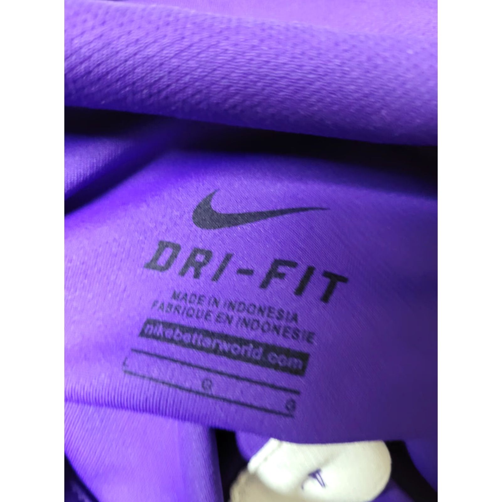 Nike Nike Golf Polo Shirt - Polo - Large - Purple - Blissfield Royals Football - 100% Polyester - Short Sleeve - Men Size US L / EU 52-54 / 3 - 4 Thumbnail