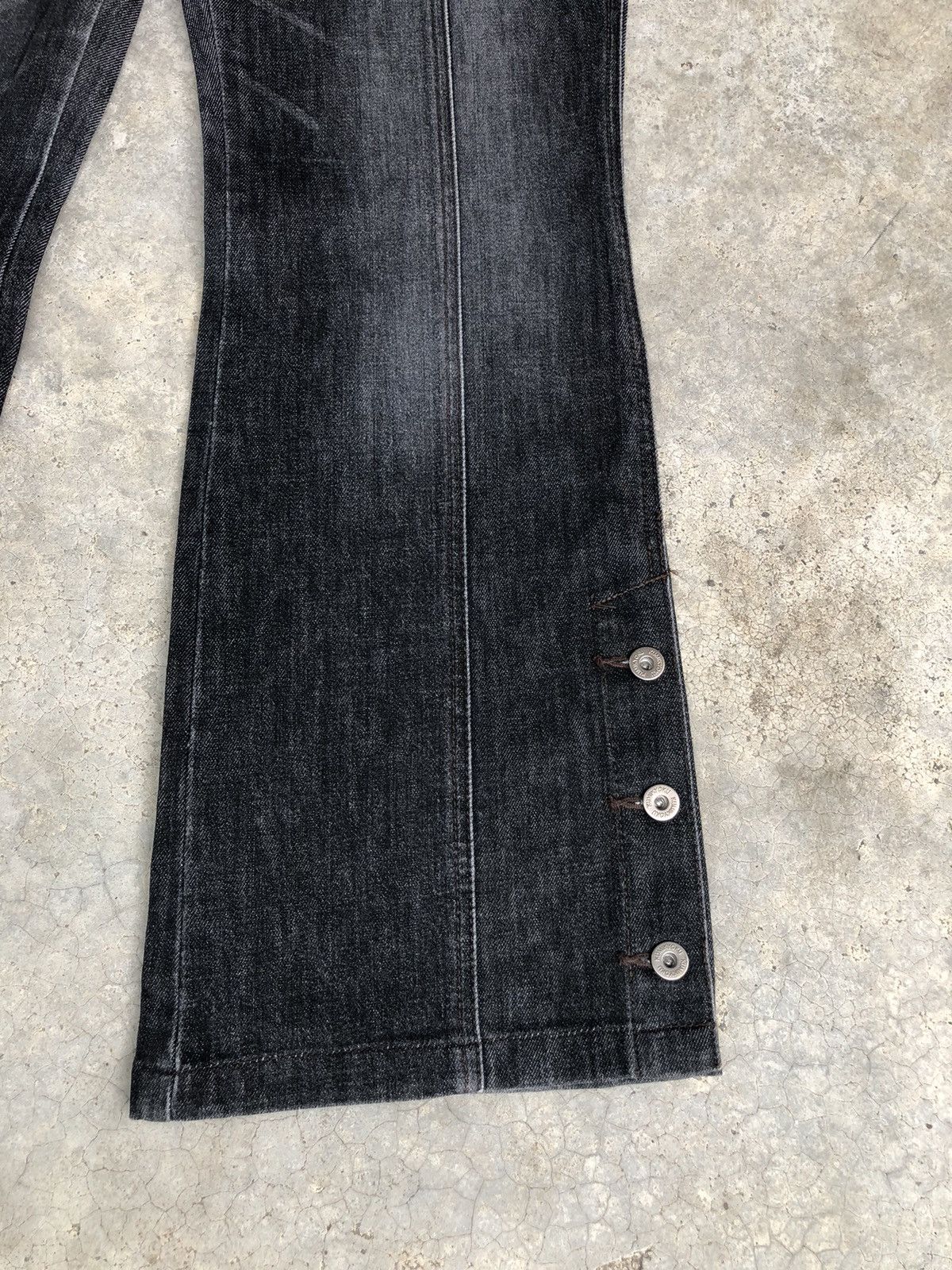 If Six Was Nine Japanese Kumikyoku Flared Jeans Distressed Jeans Size US 32 / EU 48 - 7 Thumbnail