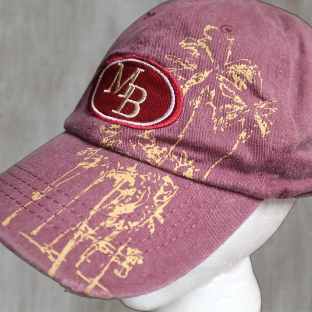 Vintage Myrtle Beach Baseball Cap Hat Red Adjustable Adult Unisex Adults Cotton Ocean Nautical South Carolina Beach 90s Fan Favorite Beach Hats Mens Size ONE SIZE - 1 Thumbnail