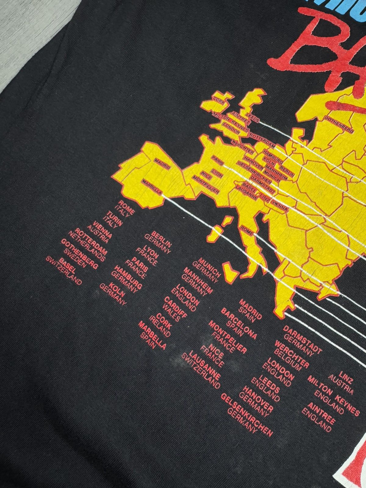 Michael Jackson × Vintage Michael Jackson Bad Tour 88 t shirt vintage L Size US L / EU 52-54 / 3 - 9 Thumbnail