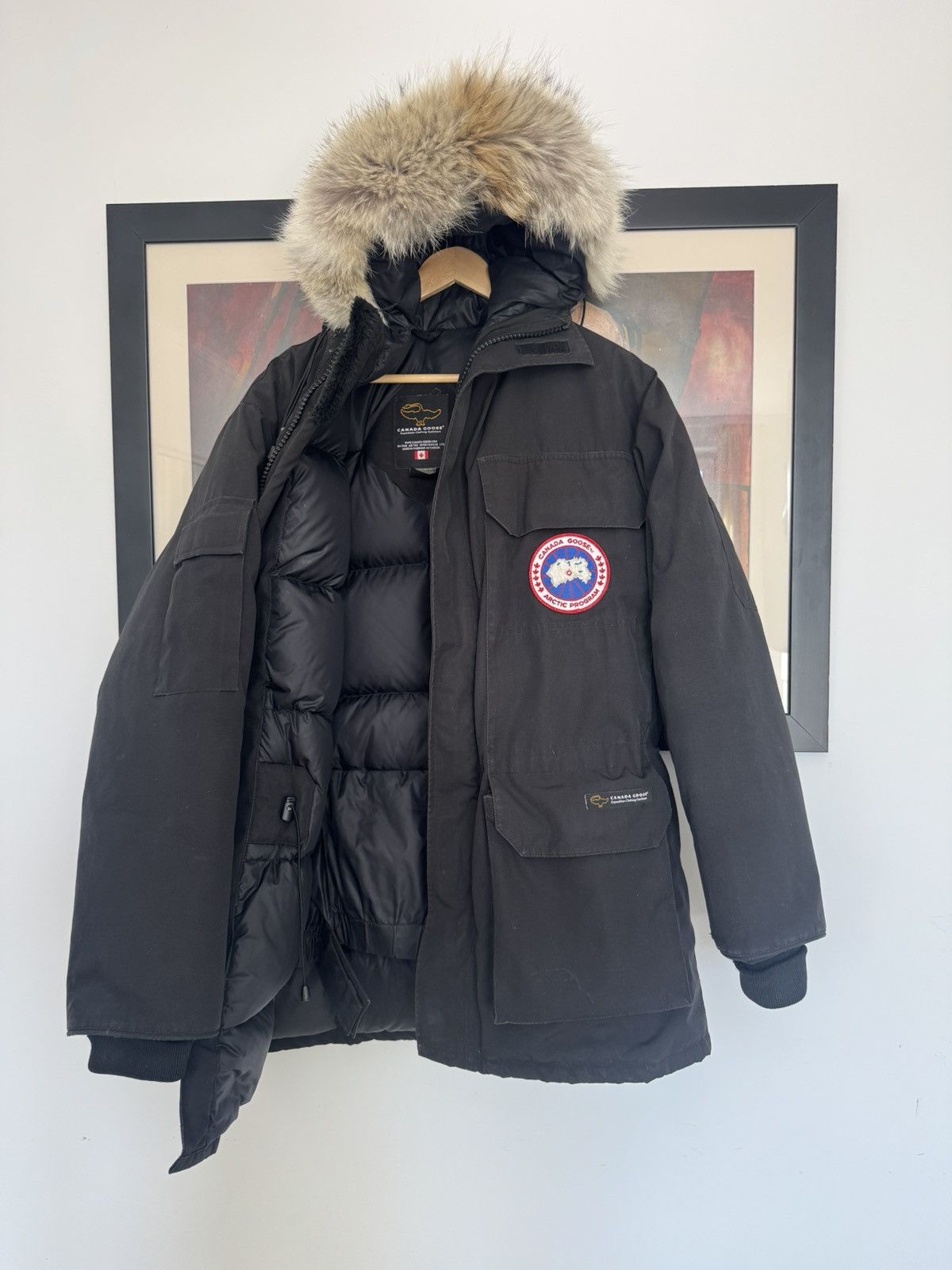 Canada Goose Canada Goose Expedition Black Down Fur Coat Parka Jacket Size US XS / EU 42 / 0 - 2 Thumbnail