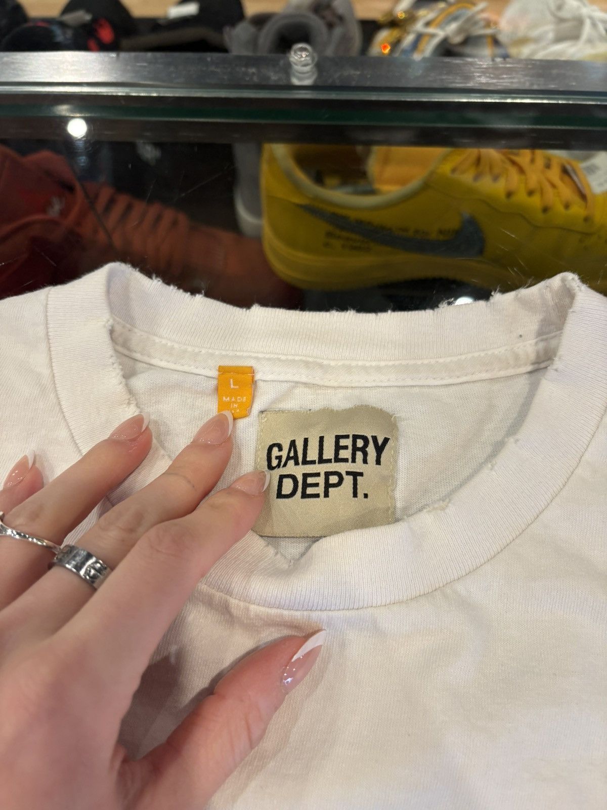 Gallery Dept. Gallery Dept Tee White Size Large Size US L / EU 52-54 / 3 - 2 Thumbnail