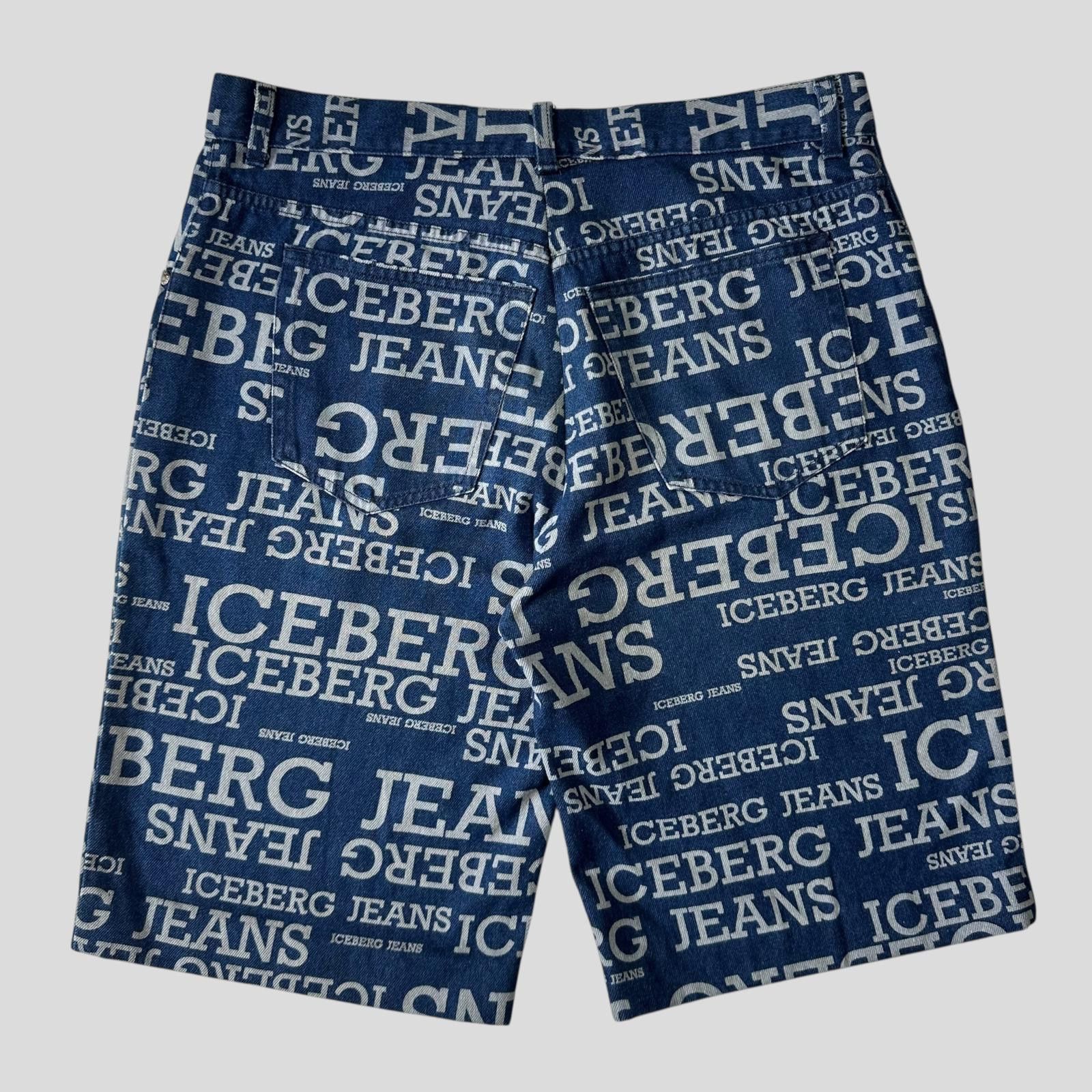 Iceberg Iceberg Jeans 90’s Baggy Denim Spellout Shorts - 36 Size US 36 / EU 52 - 2 Thumbnail