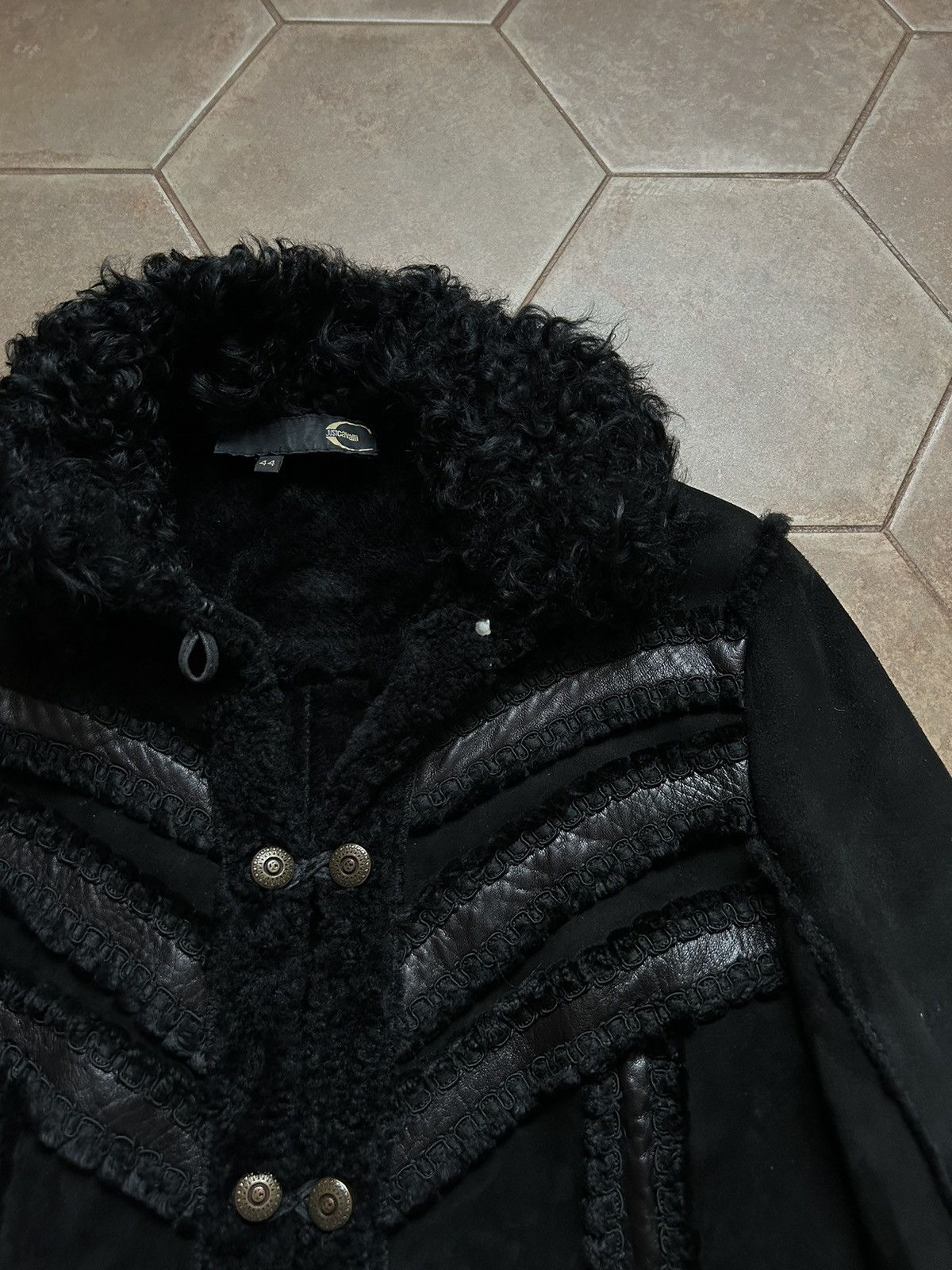 Just Cavalli RARE sheepskin coat Roberto Cavalli FURE JACKET Size M / US 6-8 / IT 42-44 - 4 Thumbnail