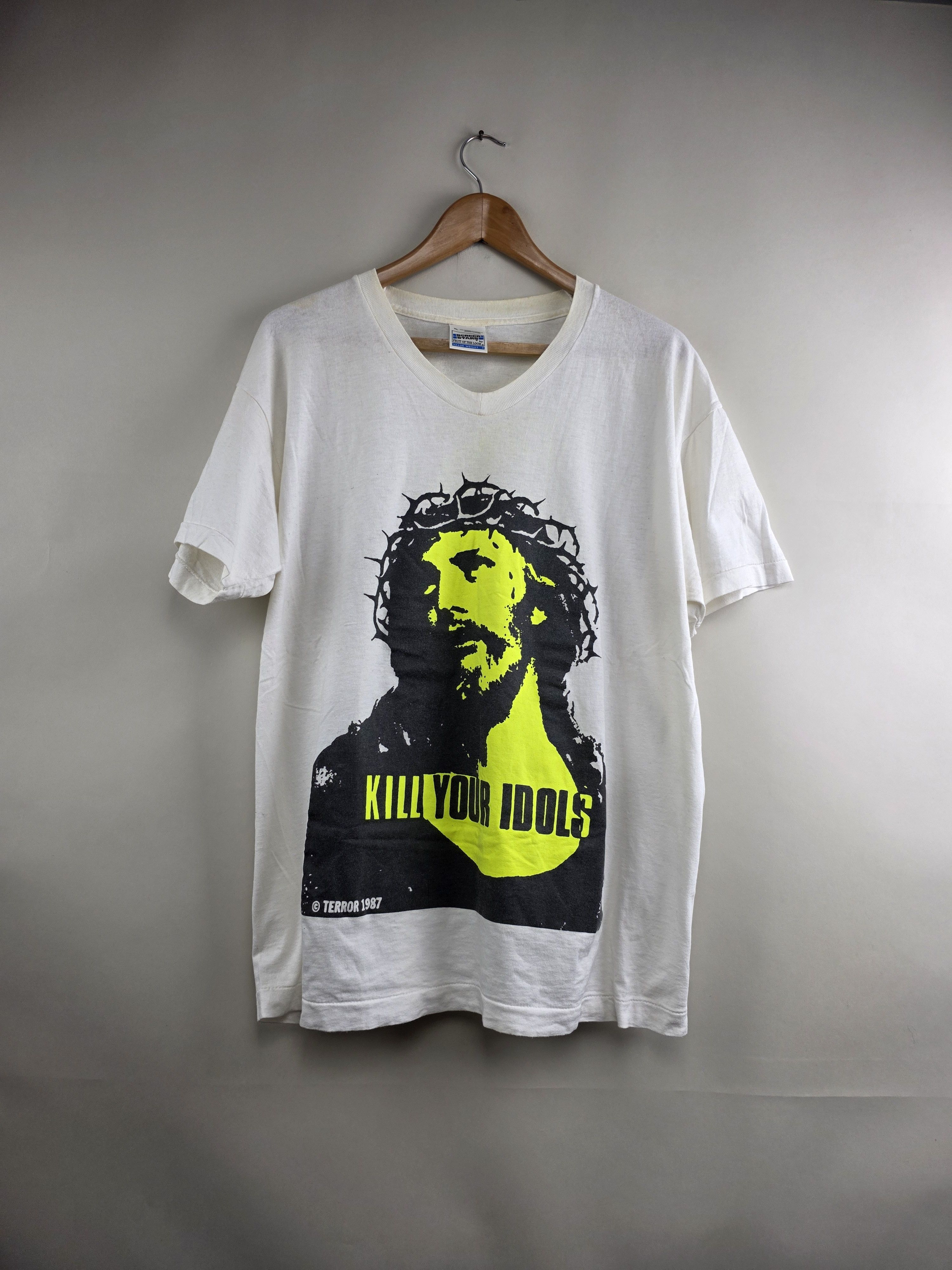 Band Tees × Vintage 90s Don Rock Terror Kill Your Idols XL 23" 28.5" Size US XL / EU 56 / 4 - 7 Thumbnail