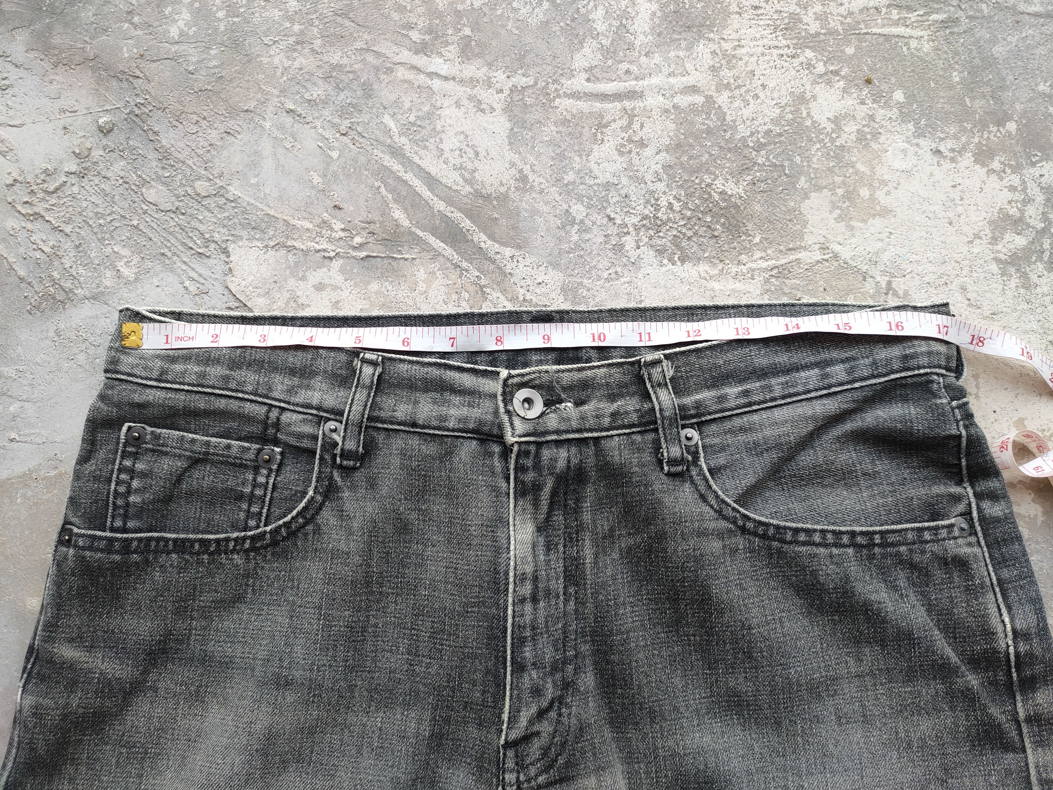 Japanese Brand #JAPANESE VINTAGE BLACK FADED RIPPED JEANS DENIM PANTS Size US 34 / EU 50 - 8 Thumbnail