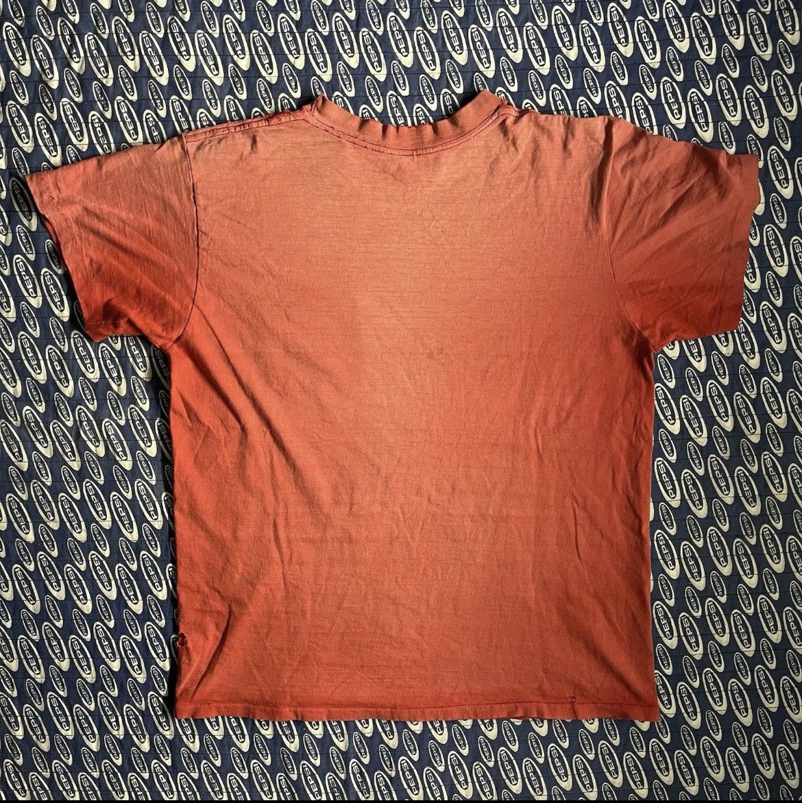 Other Vtg 90s Bull Durham Cigarette Faded Pocket Shirt Salmon Red Size US L / EU 52-54 / 3 - 7 Thumbnail