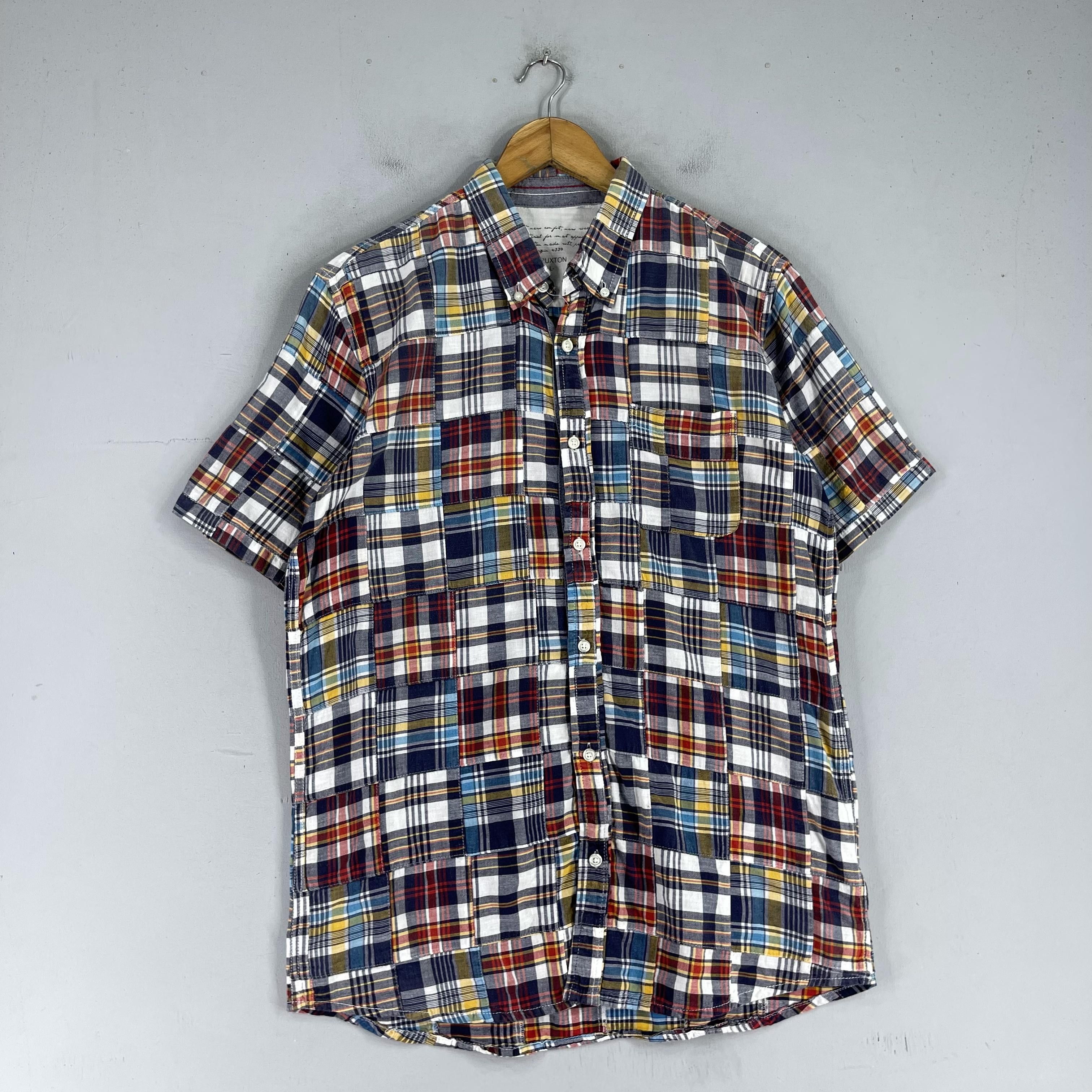 Flannel × Japanese Brand Vintage Patchwork Multi Checkered Tartan Rebuild Flannel Size US M / EU 48-50 / 2 - 4 Thumbnail