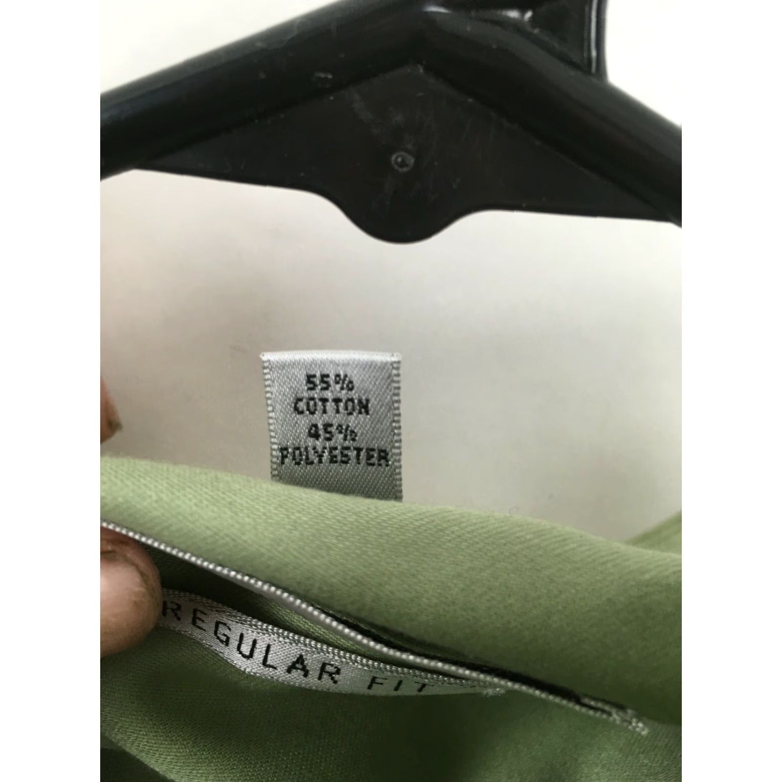 Geoffrey Beene Geoffrey Beene Shirt Button-Up Long Sleeve Regular Wrinkle Free Size 32/33 Dark Green Men’s Size US XS / EU 42 / 0 - 6 Thumbnail