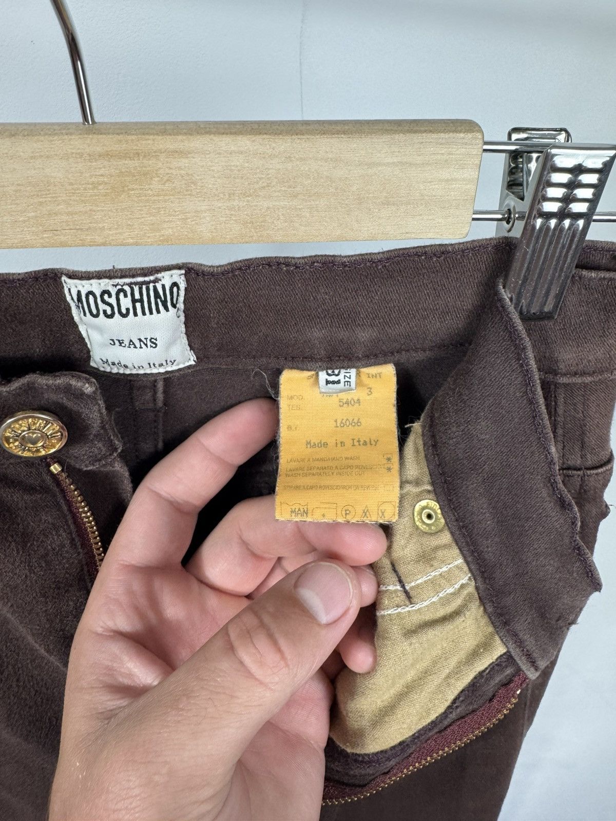Moschino Vintage Moschino Stretch Jeans Brown Slim Fit Women’s Size 27" / US 4 / IT 40 - 15 Thumbnail