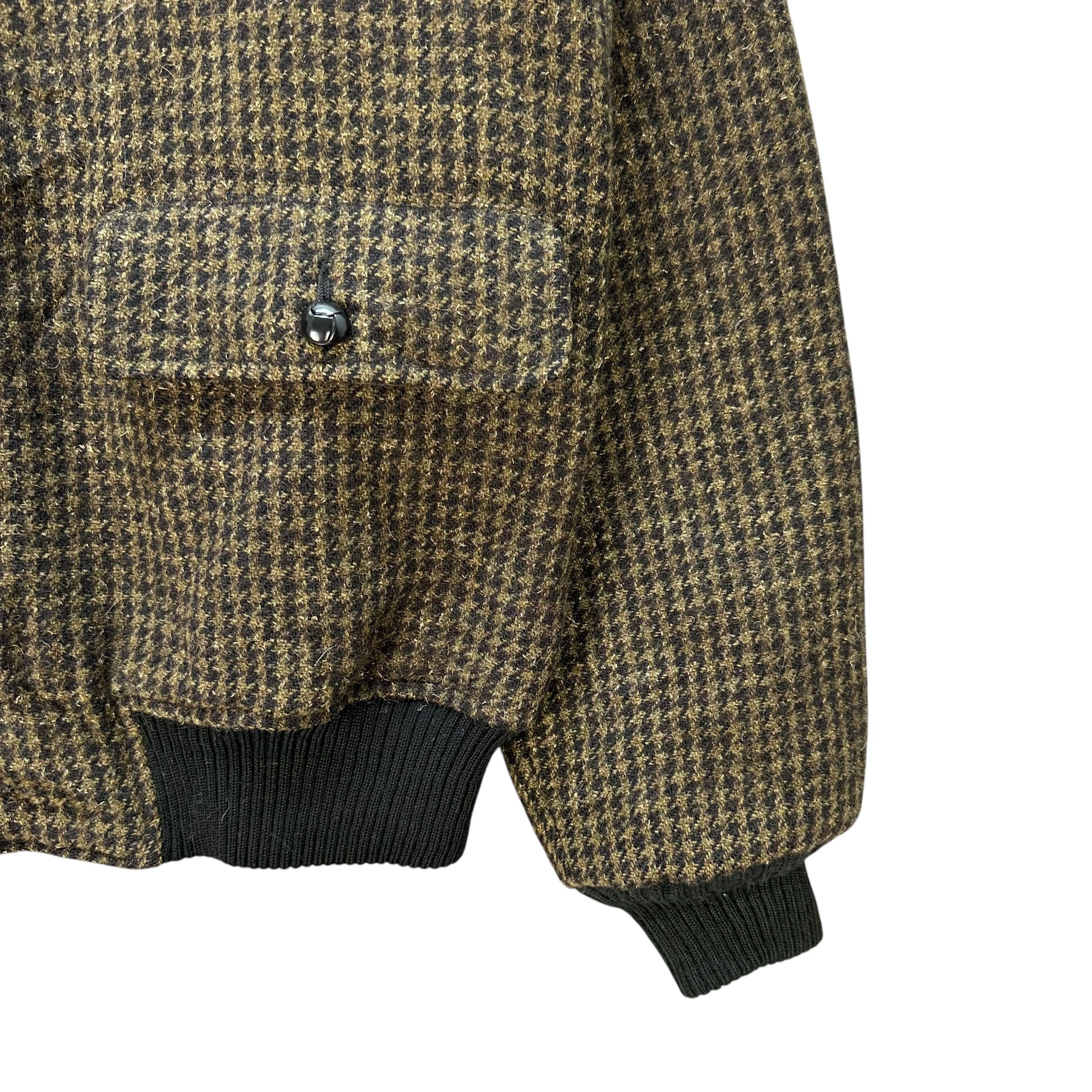 McGregor 80's MCGREGOR Houndstooth Wool Bomber Jacket #A74-1778 Size US L / EU 52-54 / 3 - 5 Thumbnail