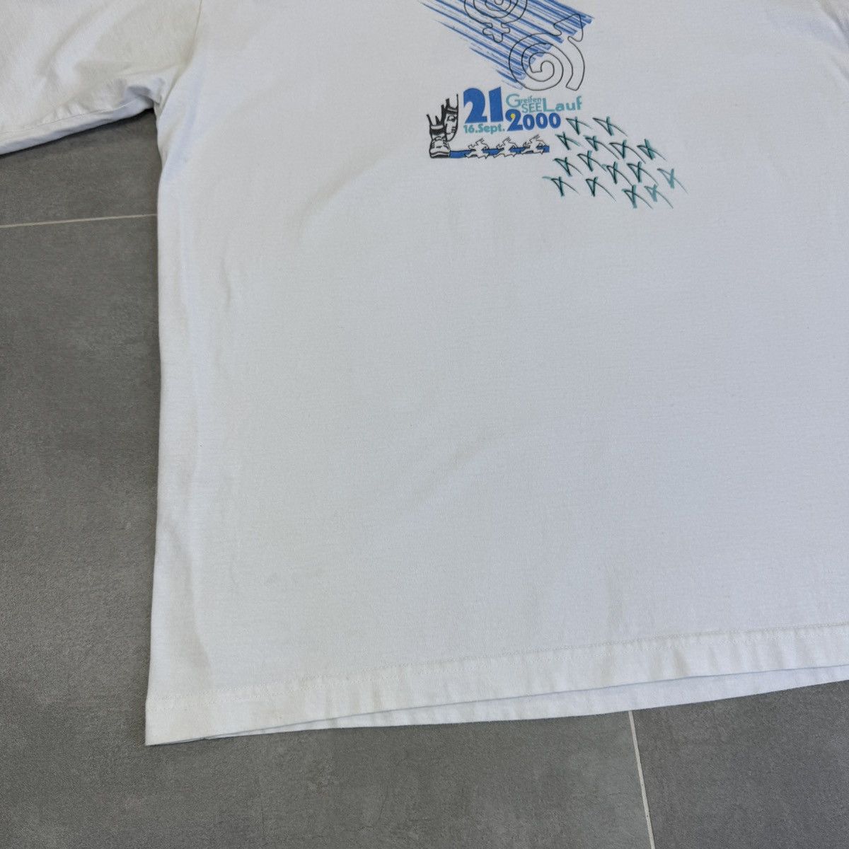 Adidas × Vintage Vintage Adidas Ryffel Running Greifenseelauf T-Shirt Size M Size US M / EU 48-50 / 2 - 6 Thumbnail