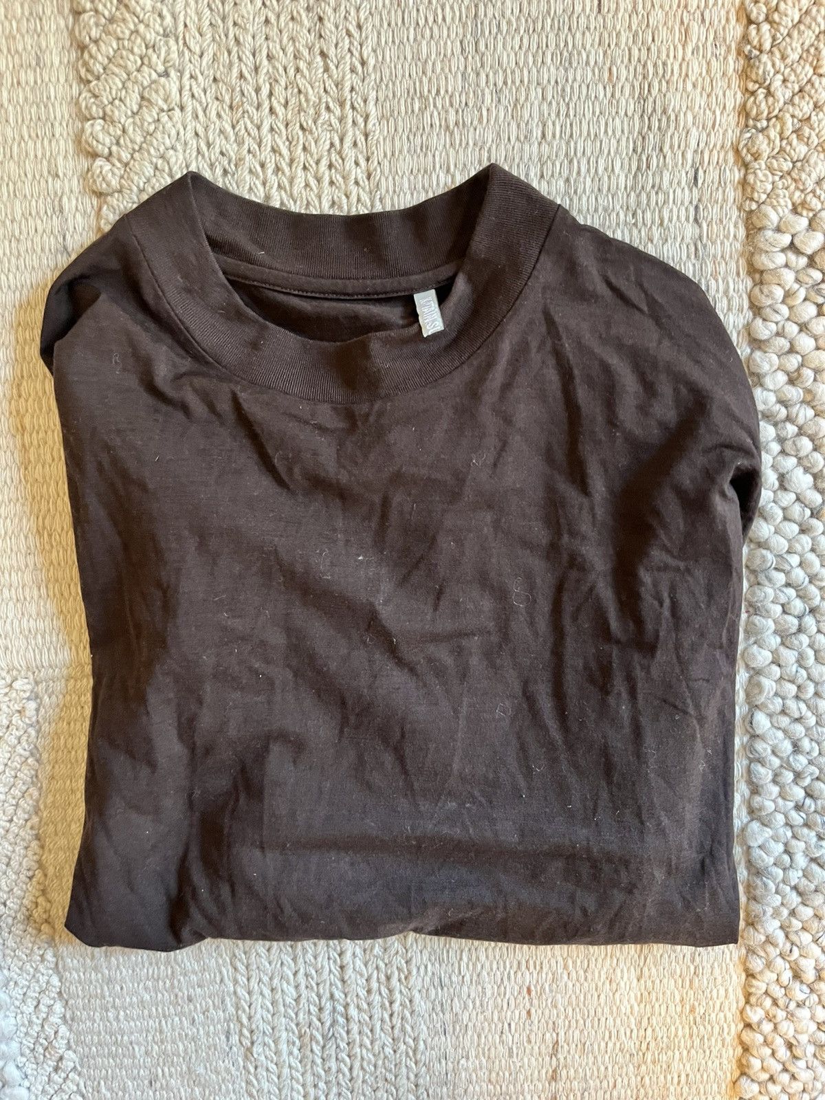 Kaptain Sunshine KAPTAIN SUNSHINE Super Soft Merino Tenjiku L/S Tee - Brown Size US L / EU 52-54 / 3 - 2 Thumbnail