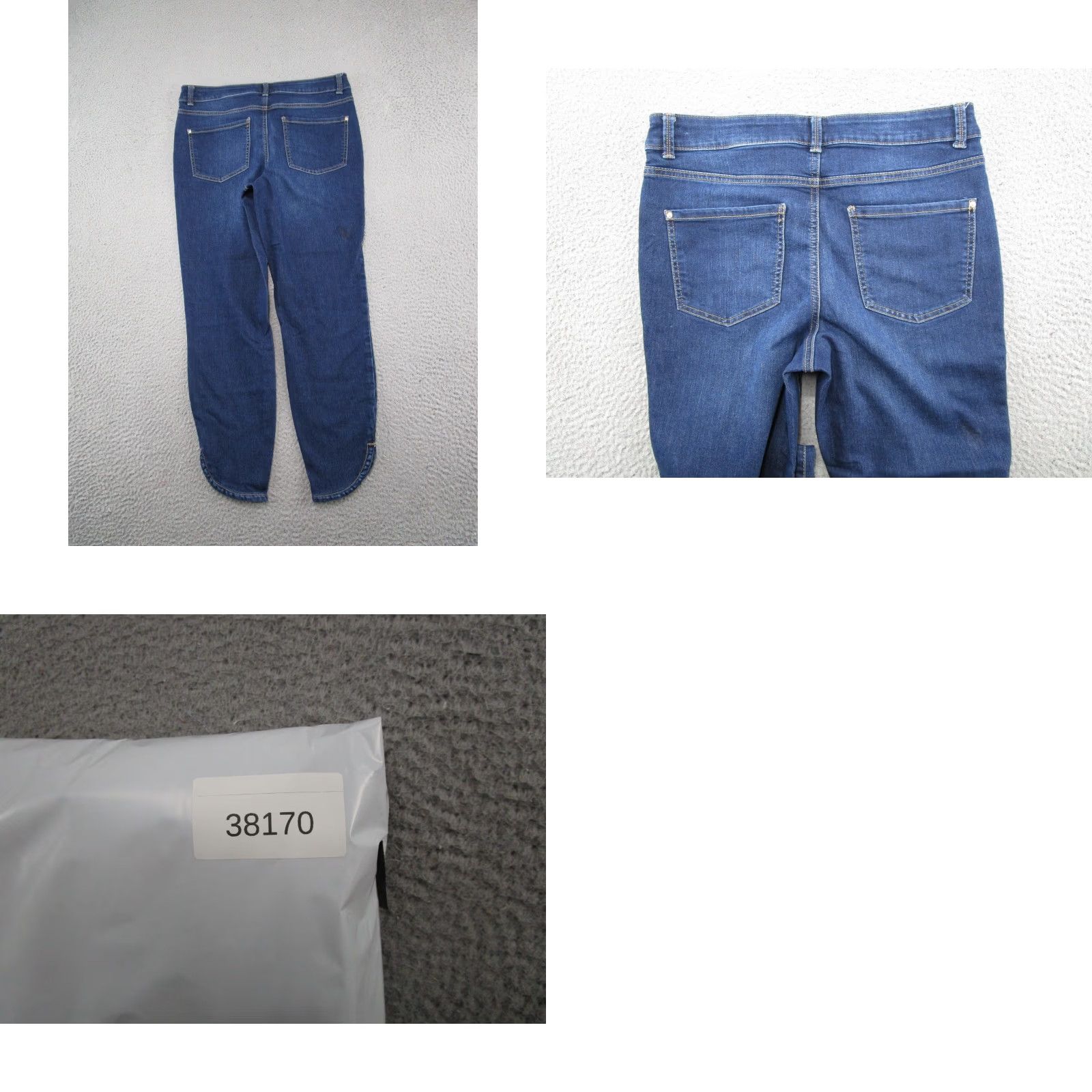 Vintage Maurices High Rise Denim Skinny Ankle Jeans Blue 12 Womens Stretch 5-Pocket Maurices Everflex Jeans Size 12 Size 34" / US 12 / IT 48 - 9 Thumbnail
