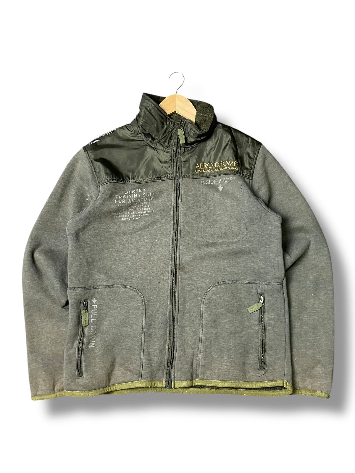 Avirex × Japanese Brand × Vintage Vintage AVIREX U.S.A Aerodome Zipper Jacket (82) Size US XL / EU 56 / 4 - 1 Thumbnail
