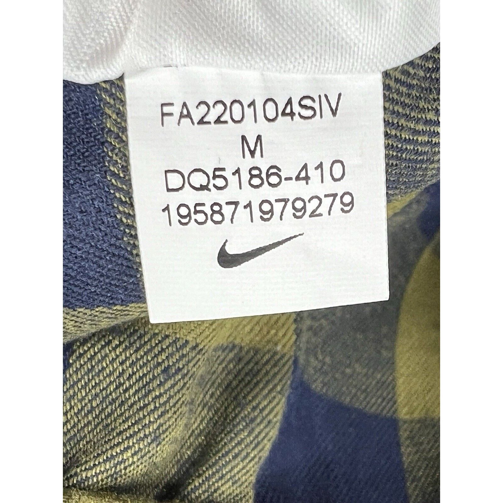 Nike Nike Life Plaid Shorts Navy/Pilgrim Size Medium DQ5186-410 Size US 34 / EU 50 - 4 Thumbnail