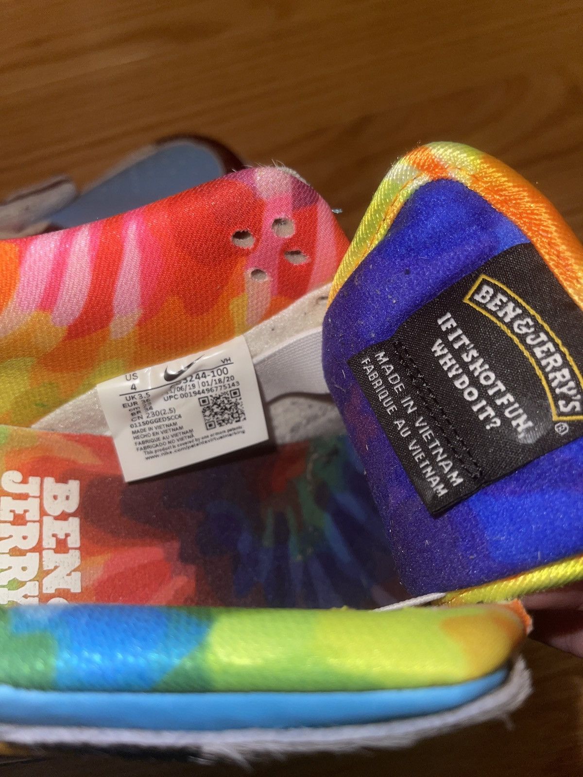 Nike Nike Dunk Ben and Jerry’s Size US 4 / IT 34 - 5 Thumbnail