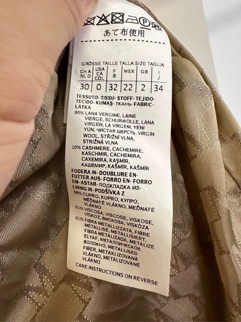 Max Mara Max Mara Madame Collection 101801 Classic Reversible Wool Size XS / US 0-2 / IT 36-38 - 5 Thumbnail