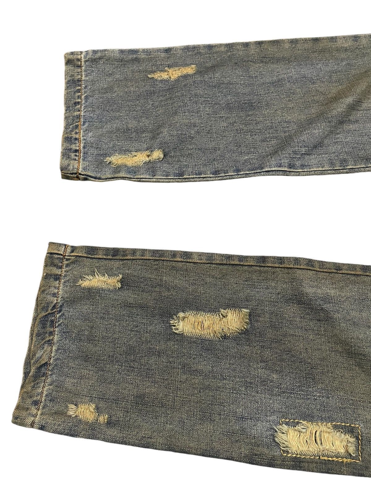 Hysteric Glamour × Japanese Brand × No Future No Future Japanese Punk Mud Wash Distressed Jeans Size US 29 - 11 Thumbnail