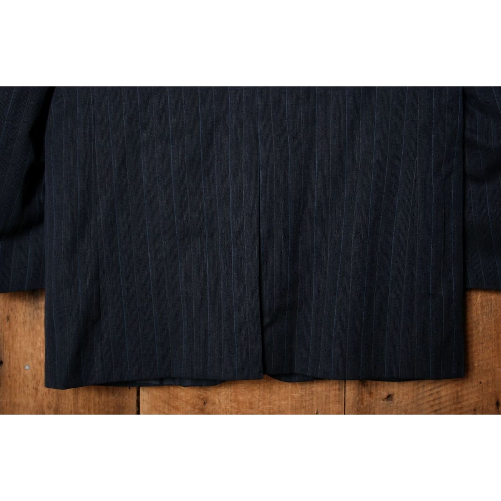 Lanvin LANVIN Blue Striped 100% Wool Sport Coat ≈ Sz. 40R Men's Shirt Jacket Coat Two Button Single-Breasted Wool Sport Coat 40 Regular Blue Mens Size US XXS / EU 40 - 7 Thumbnail