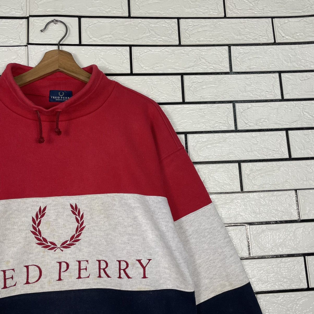 Fred Perry Fred Perry Color Block Sweater Size US L / EU 52-54 / 3 - 5 Thumbnail