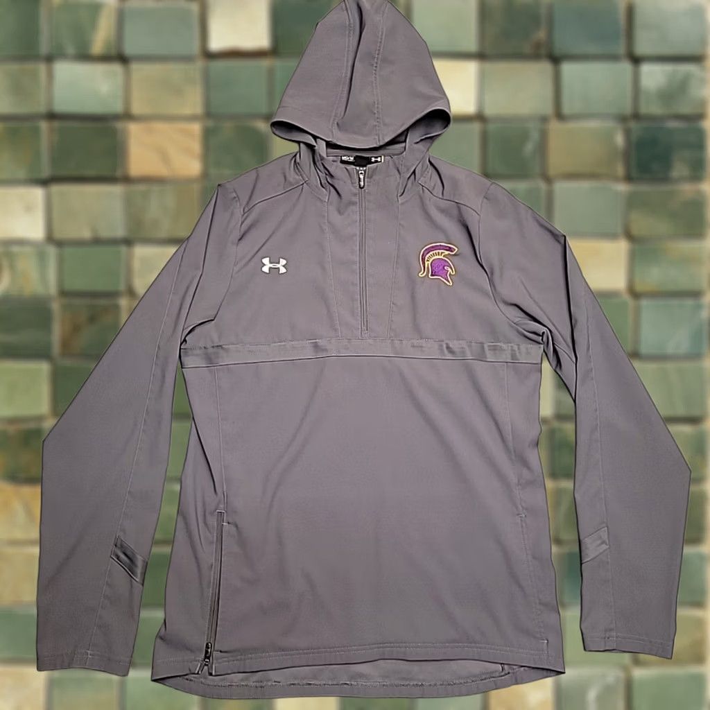 Under Armour Under armour Jacket Womens M Gray Zip Warm Loose Fit Hooded Casual Size M / US 6-8 / IT 42-44 - 1 Thumbnail