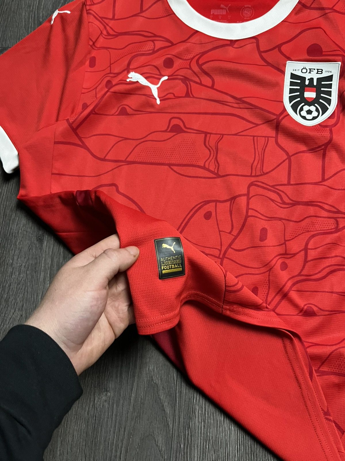 Puma Puma Austria National Team 2024 Home Jersey Blokecore Size US L / EU 52-54 / 3 - 4 Thumbnail