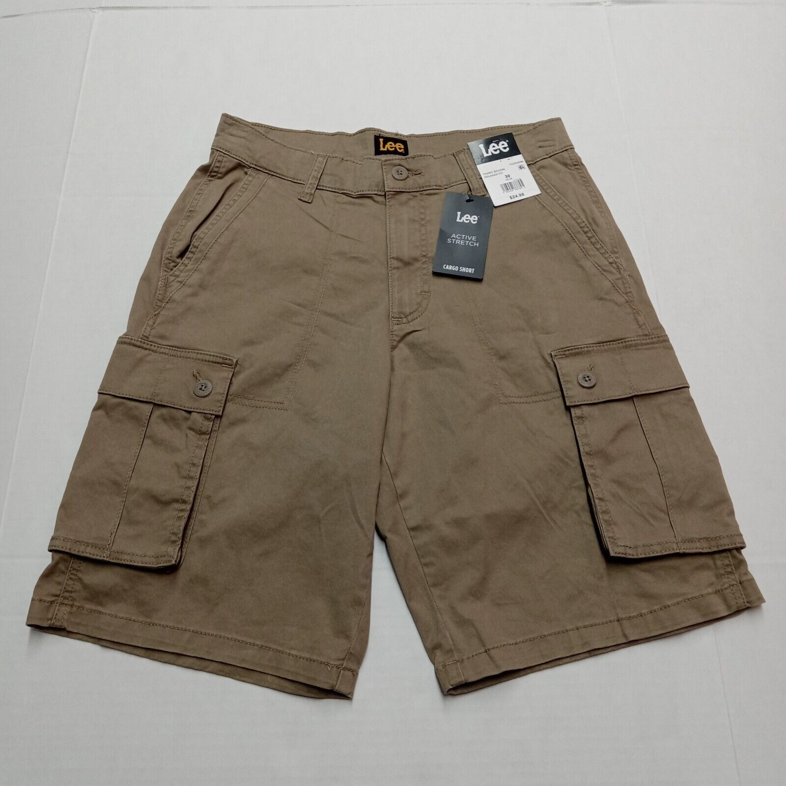 Lee Lee Cargo Shorts Men's 44 Tawny Brown 11" Inseam Regular Fit Size US 44 / EU 60 - 1 Thumbnail