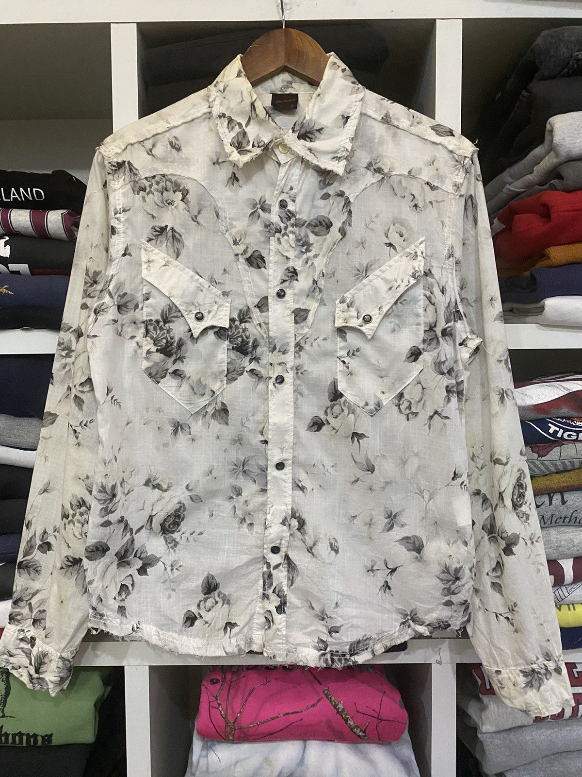 JACKROSE × Vintage Vintage Jackrose clip button shirt Size US S / EU 44-46 / 1 - 2 Thumbnail