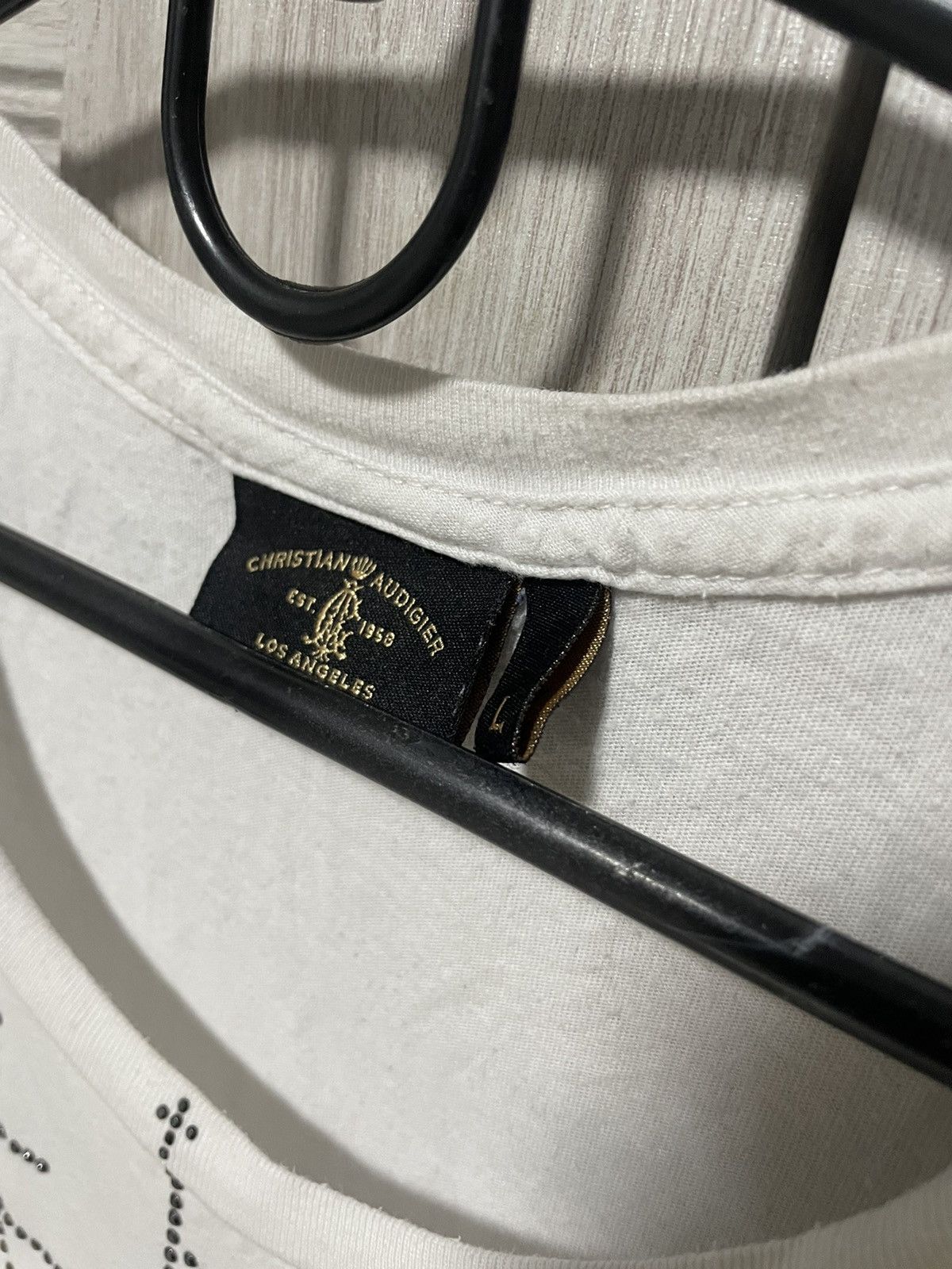 Christian Audigier × Ed Hardy × Vintage Vintage Y2K Cristian Audidier Dress Rhinestones Style Logo Size L / US 10 / IT 46 - 15 Thumbnail
