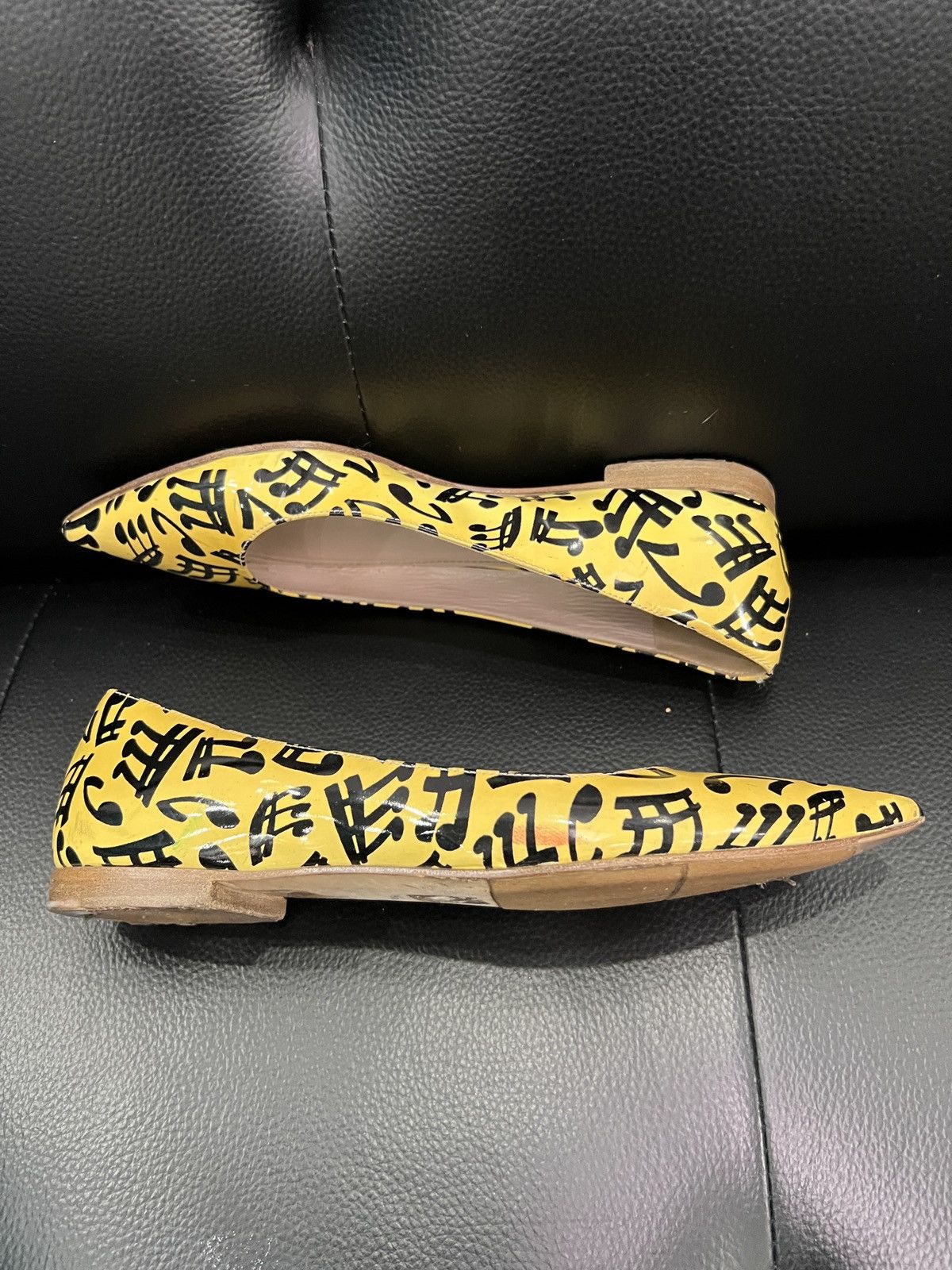 Miu Miu Miu Miu Musical Note Pointed-Toe Flats Size US 7 / IT 37 - 14 Thumbnail