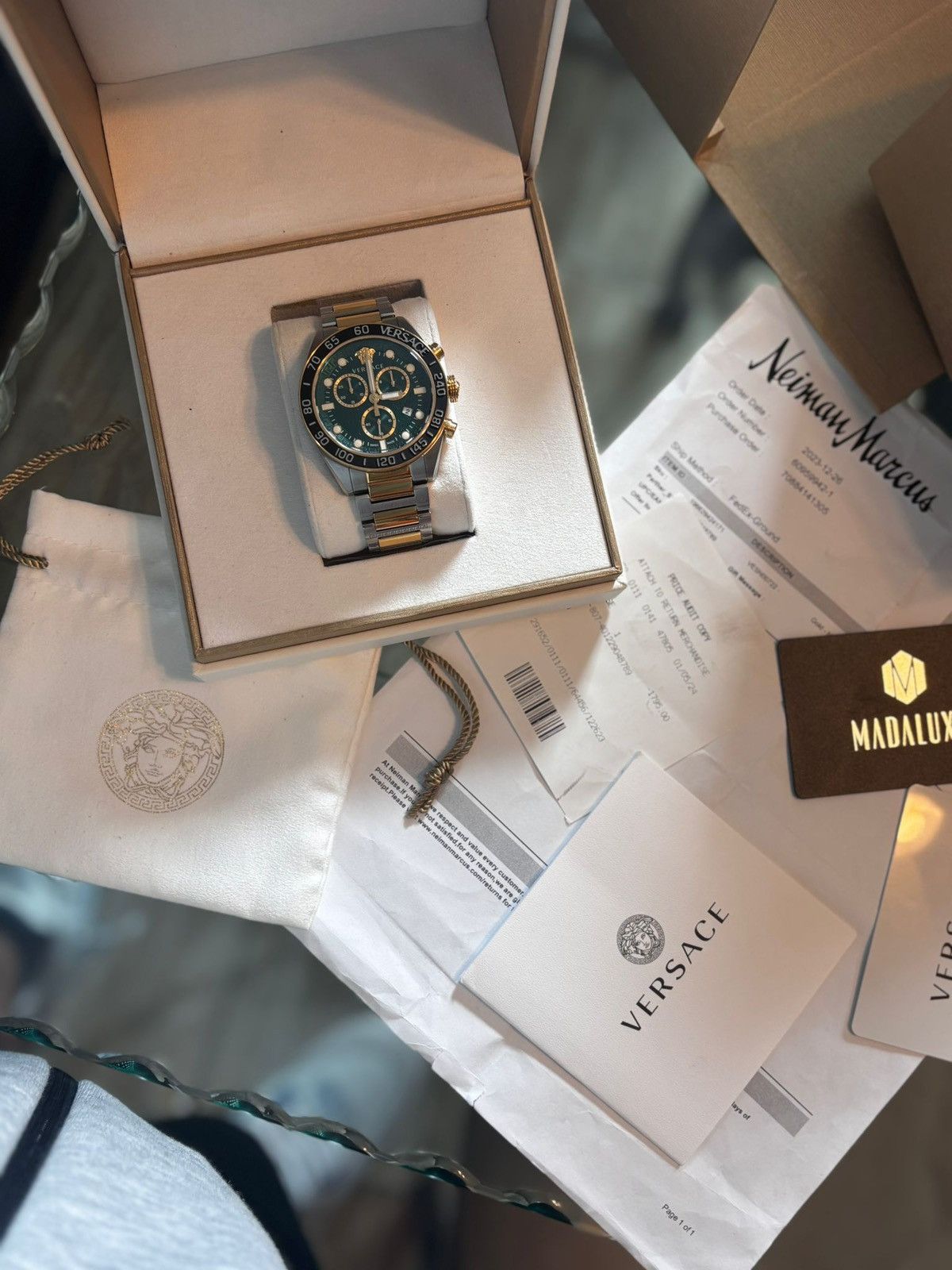 Versace Versace Greca Dome Chrono Two Size ONE SIZE - 2 Thumbnail