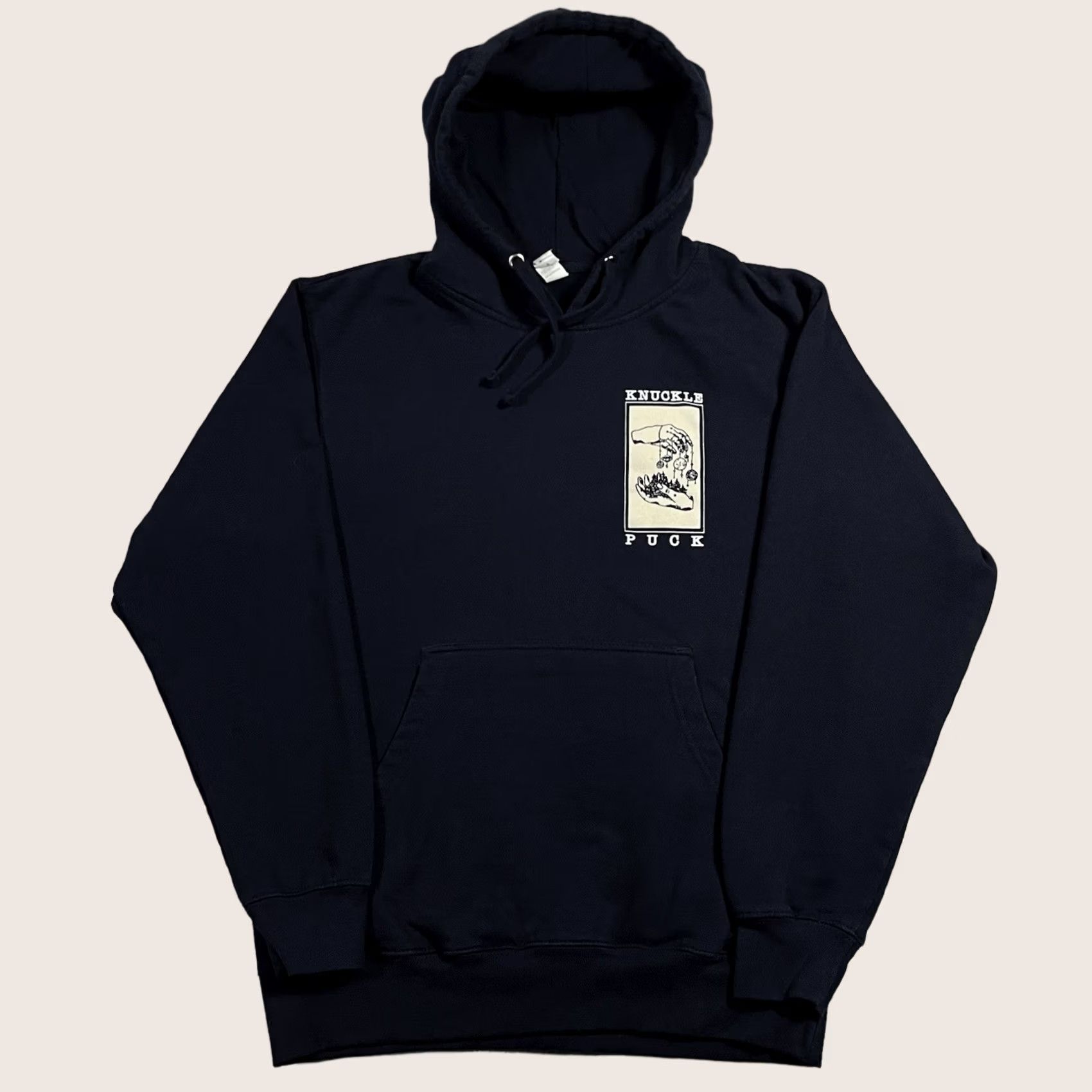 Vintage Knuckle Puck Hoodie Mens Small Sweatshirt Graphic Print Pullover Hooded Long Sleeve Blue Sl Size US S / EU 44-46 / 1 - 1 Thumbnail