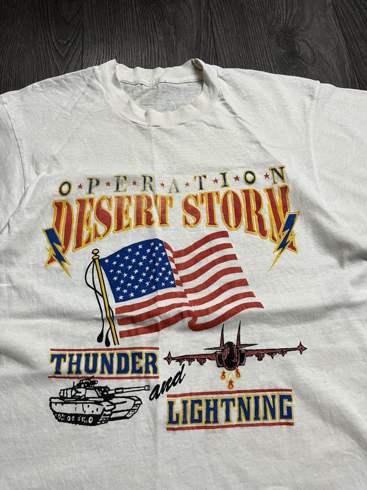 Vintage Vintage 1991 Operation Desert Storm T-Shirt Single Stitch Size US M / EU 48-50 / 2 - 3 Thumbnail
