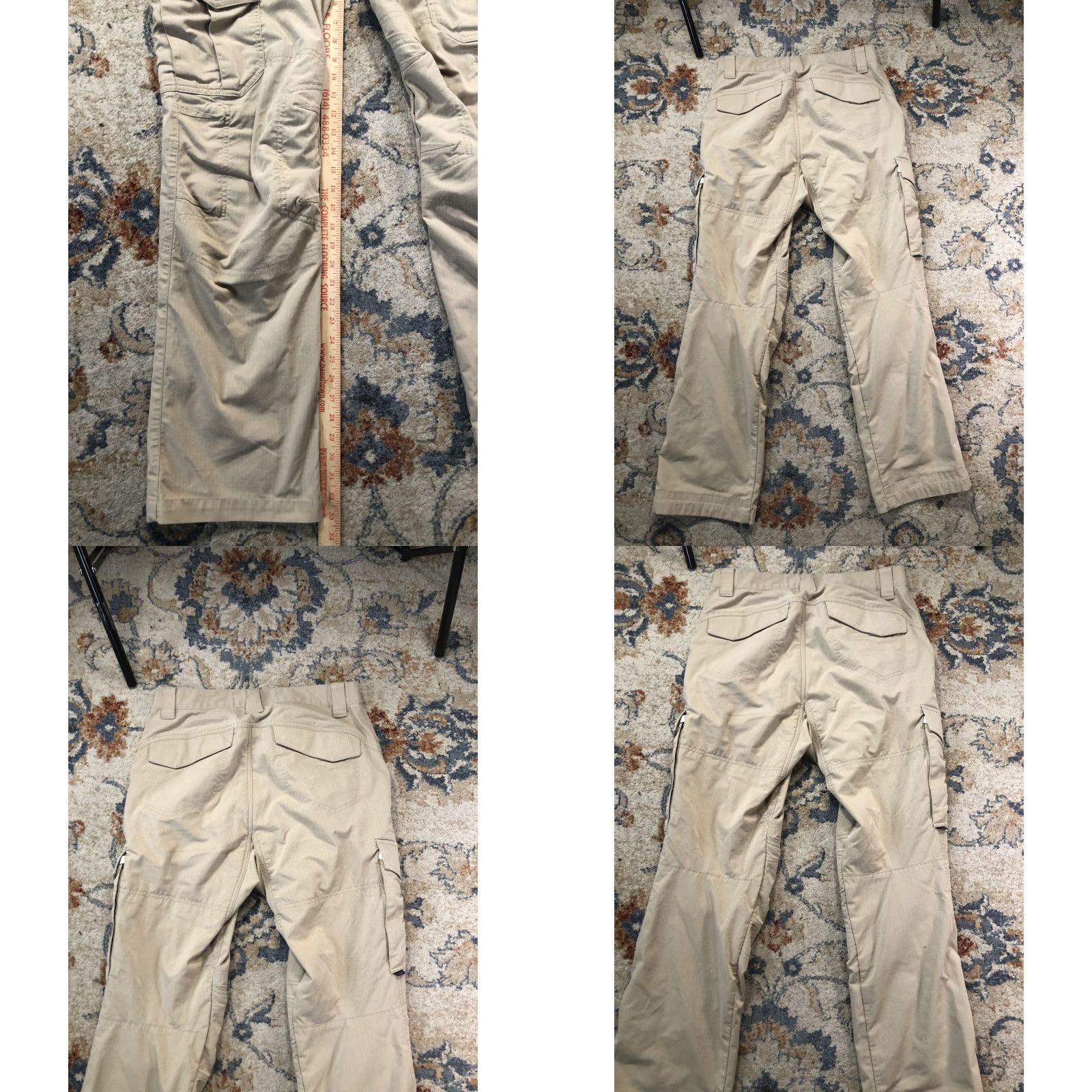 Vintage 5.11 Tactical Pants Mens 34x34 Beige Cargo Pocket Pants Workwear Outdoor Pockets Slashed Cargo Size US 34 / EU 50 - 8 Thumbnail