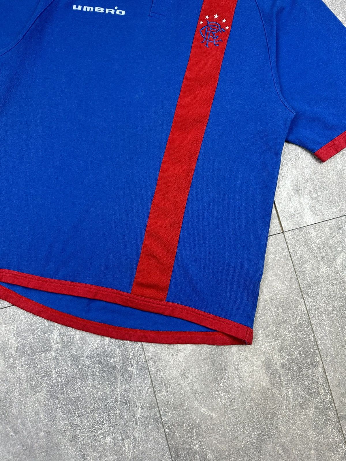 Umbro Rare vintage Umbro Rangers Replica Soccer Jersey Size US L / EU 52-54 / 3 - 3 Thumbnail