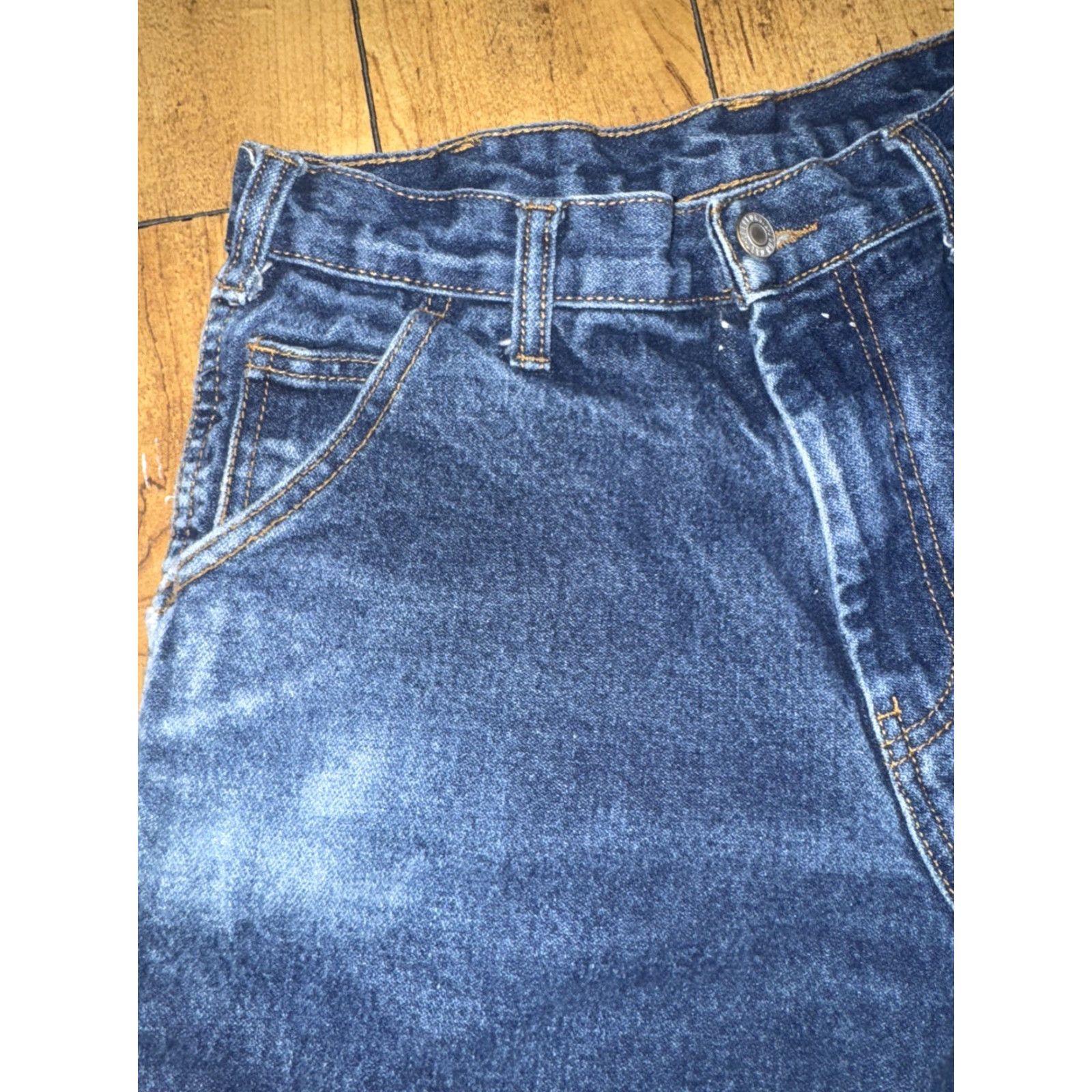Vintage VINTAGE John Galt J.Galt Carpenter Jeans Blue 28x30 Workwear Denim Jeans Mens Regular Straight 28 30 Blue Size US 28 / EU 44 - 2 Thumbnail
