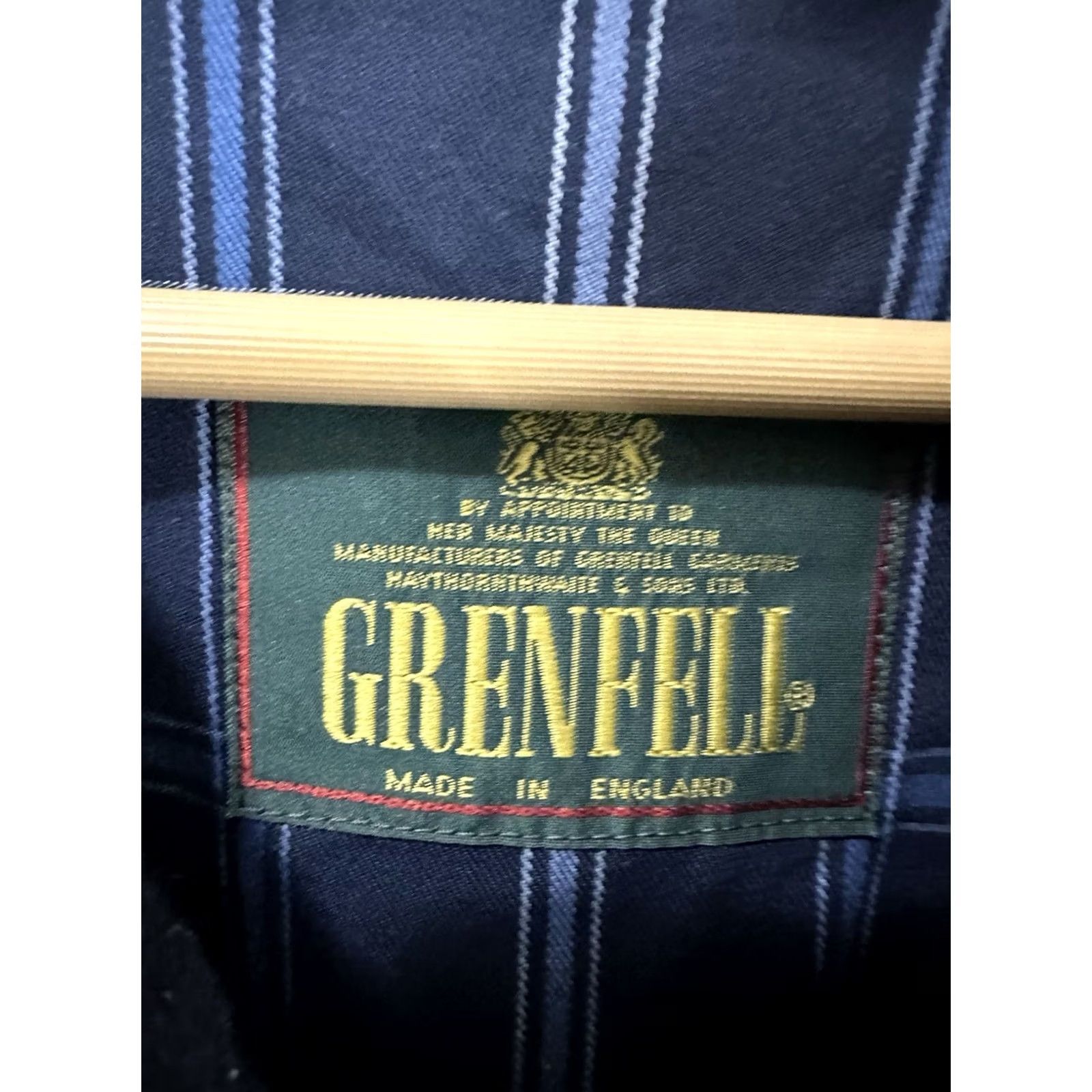 Grenfell Grenfell Jacket Full Zip Bomber Plaid Lined Wool Navy Blue Size 44 Mens Size US S / EU 44-46 / 1 - 3 Thumbnail