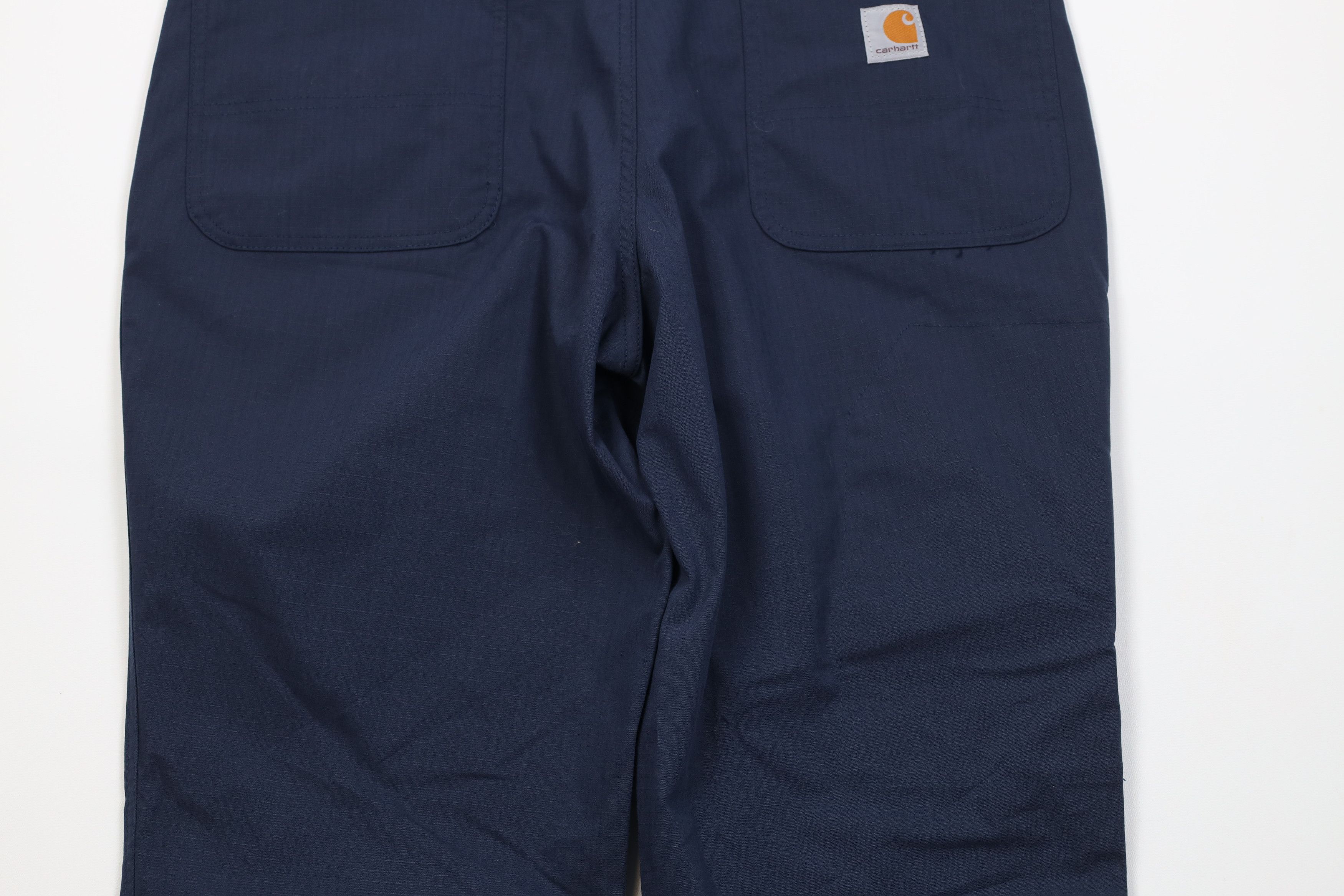 Carhartt Vintage Y2K Carhartt Fit Wide Leg Dungaree Pants Blue Size US 34 / EU 50 - 12 Thumbnail