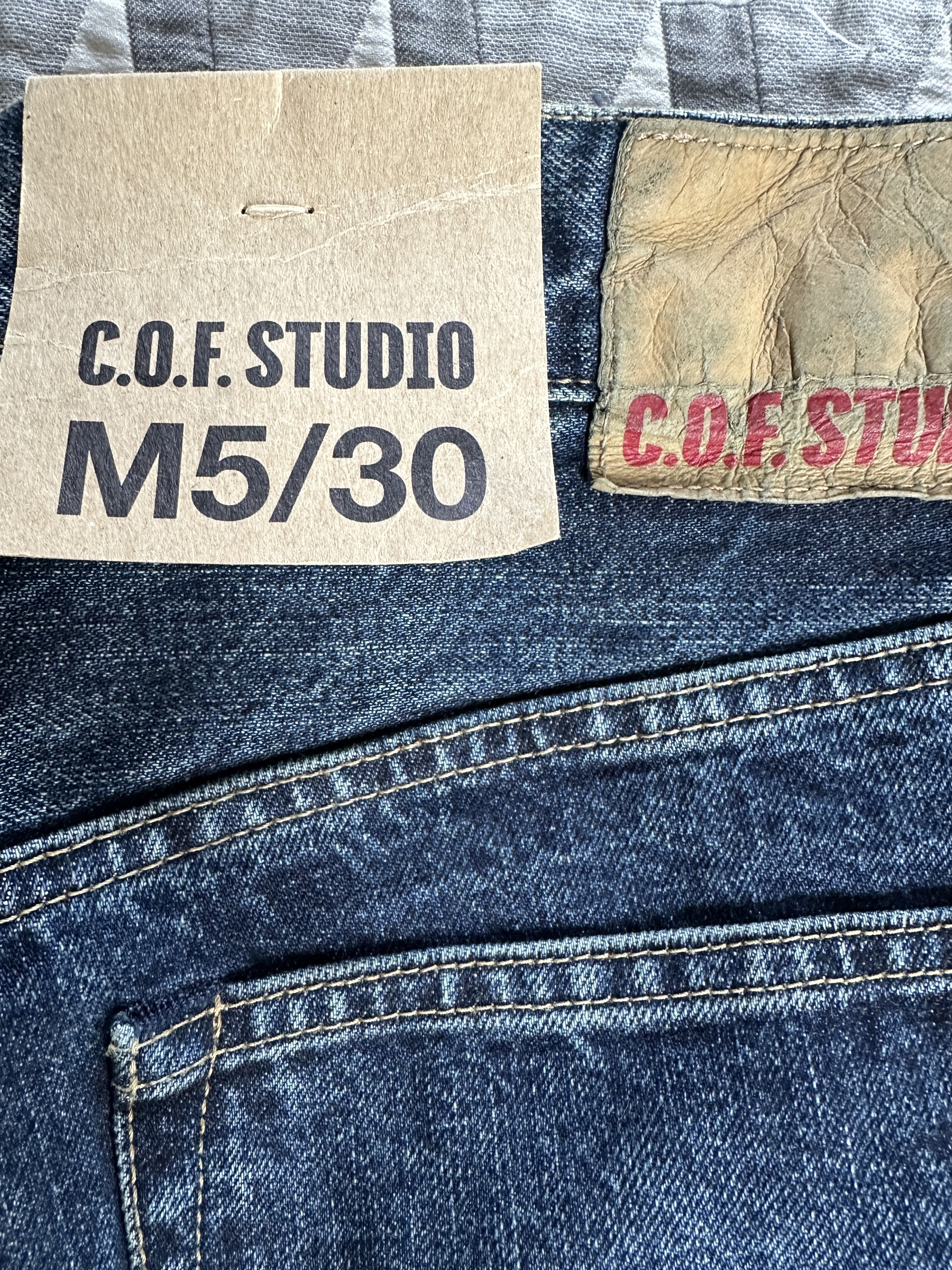 C.O.F. Studio M5 Limited Edition Kuroki Selvedge Jeans Size US 30 / EU 46 - 4 Thumbnail
