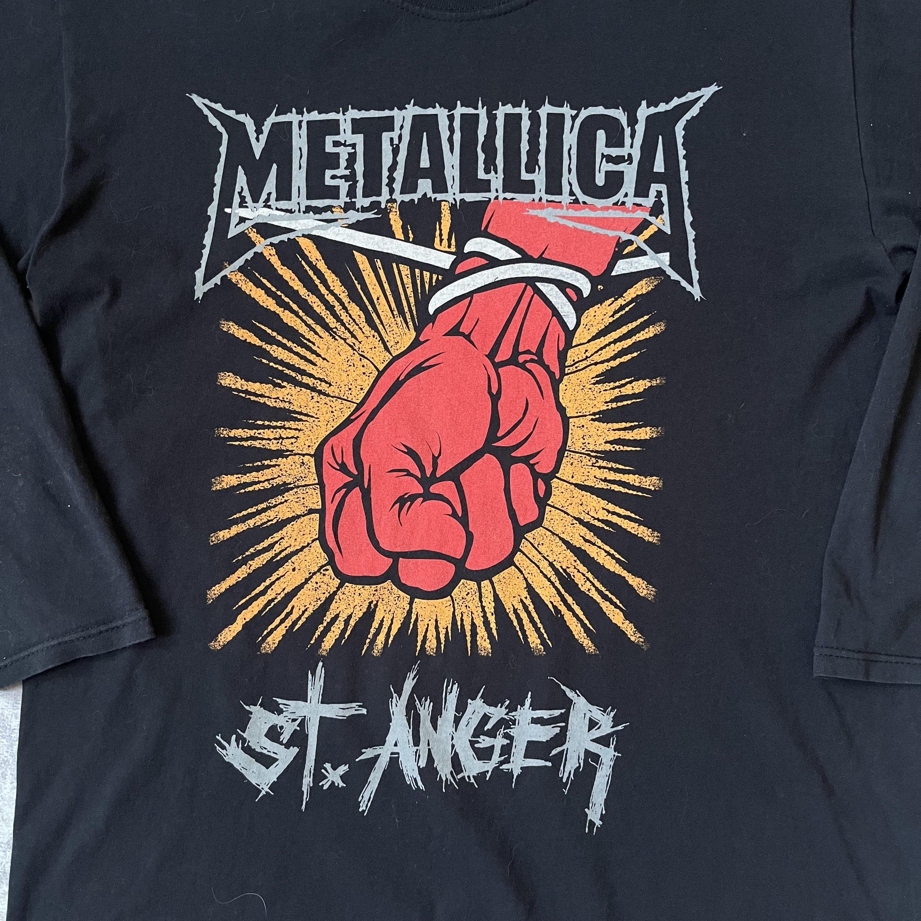 VINTAGE METALLICA ST.ANGER PUSHEAD T SHIRT LONGSLEEVE