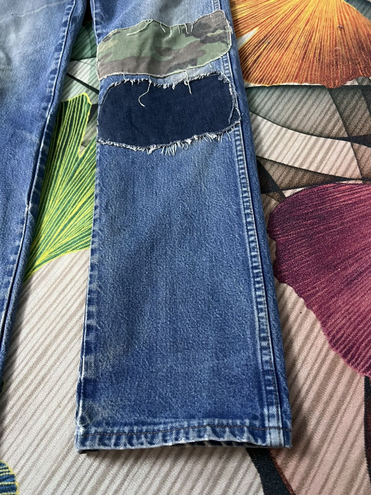 Wrangler 💥80’s Wrangler Patches Made In Usa Jean Very Rare Size US 30 / EU 46 - 5 Thumbnail
