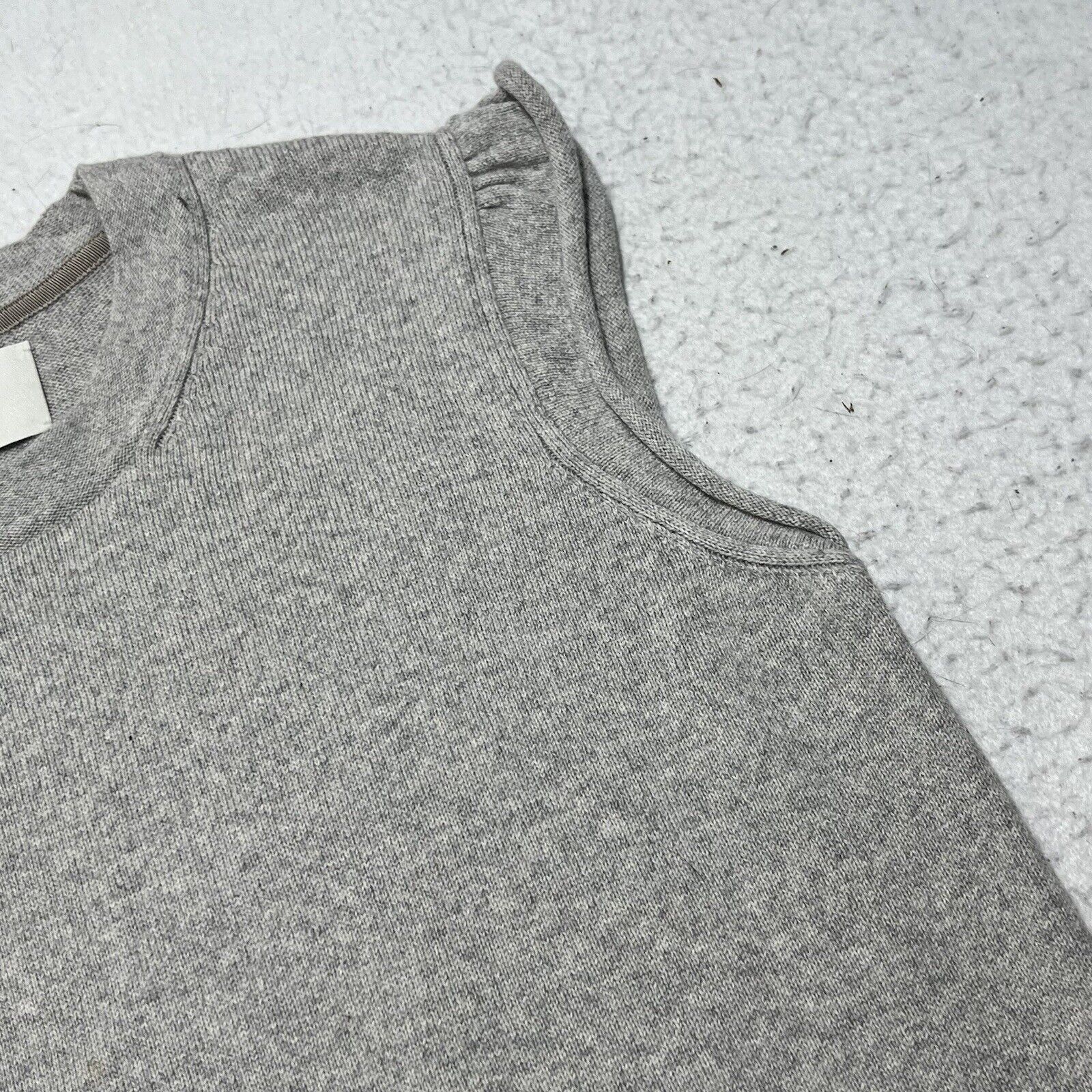 Brochu Walker Brochu Walker XS Cashmere Crewneck Sweater Vest Gray Size XS / US 0-2 / IT 36-38 - 5 Thumbnail