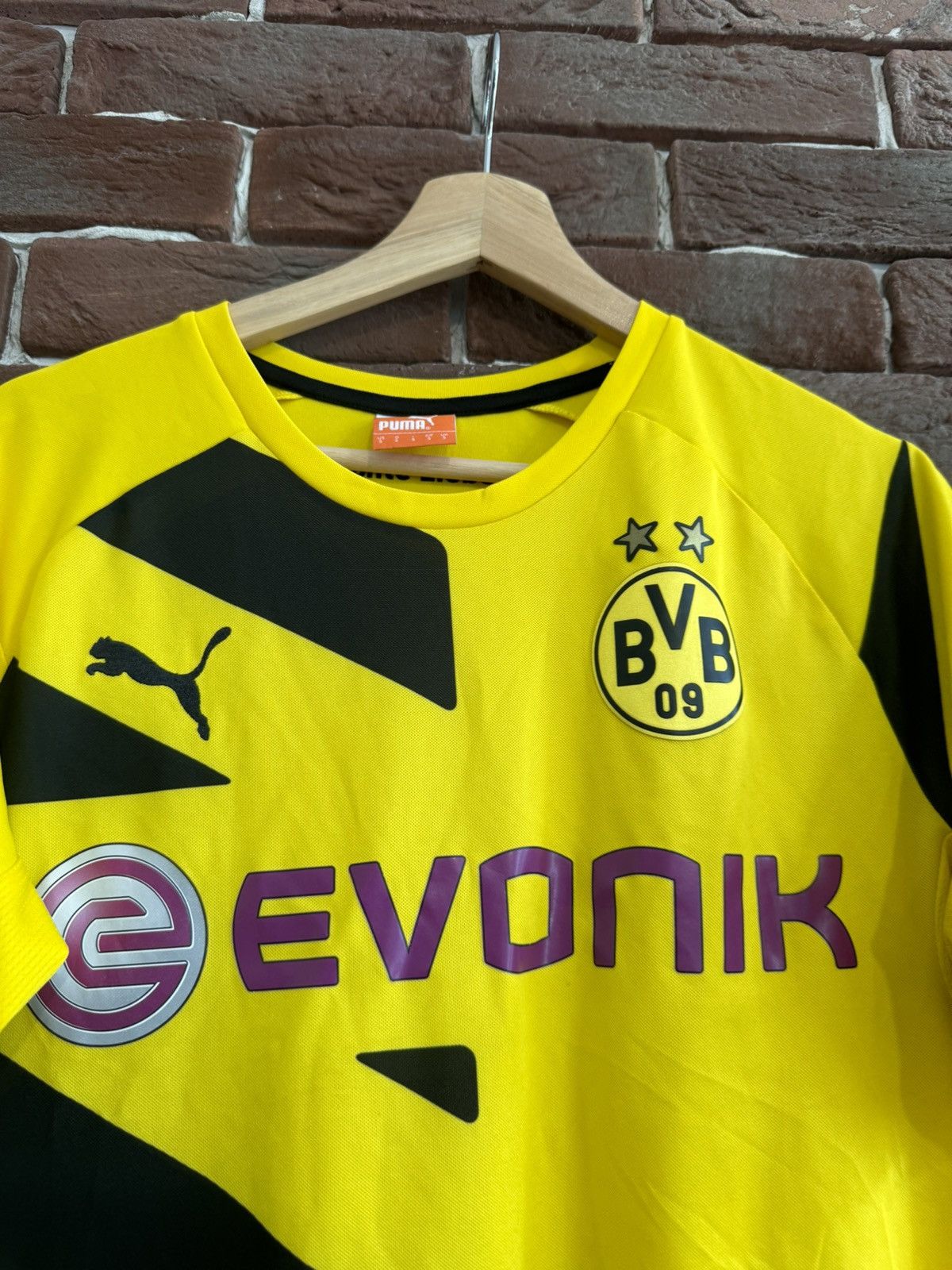 Puma Vintage 00s Puma Borussia Dortmund BVB S Football Kit Jersey Size US S / EU 44-46 / 1 - 3 Thumbnail