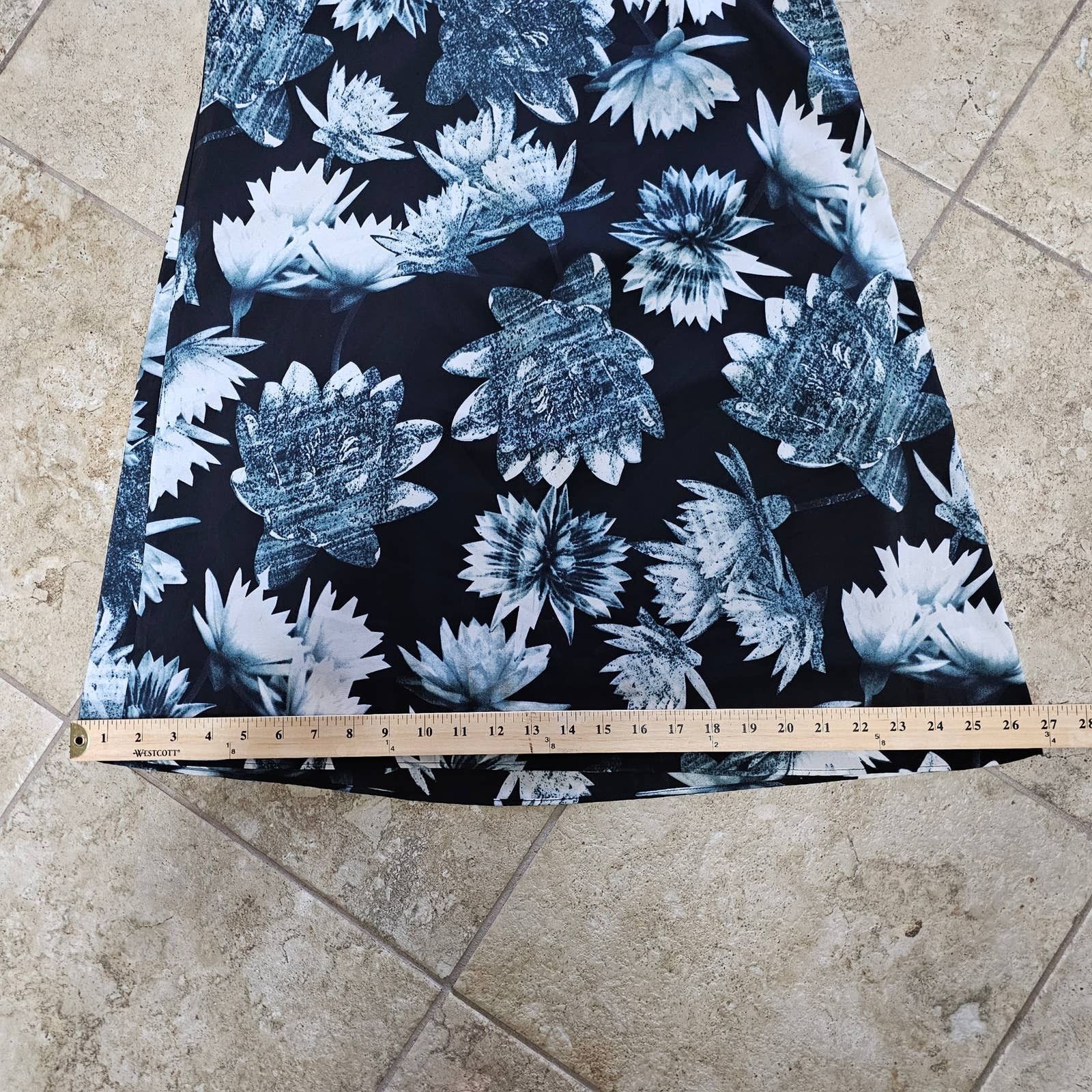 Alberta Ferretti Philosophy KeyHole Back Sleeveless Floral Shift Dress SZ S Size S / US 4 / IT 40 - 11 Thumbnail