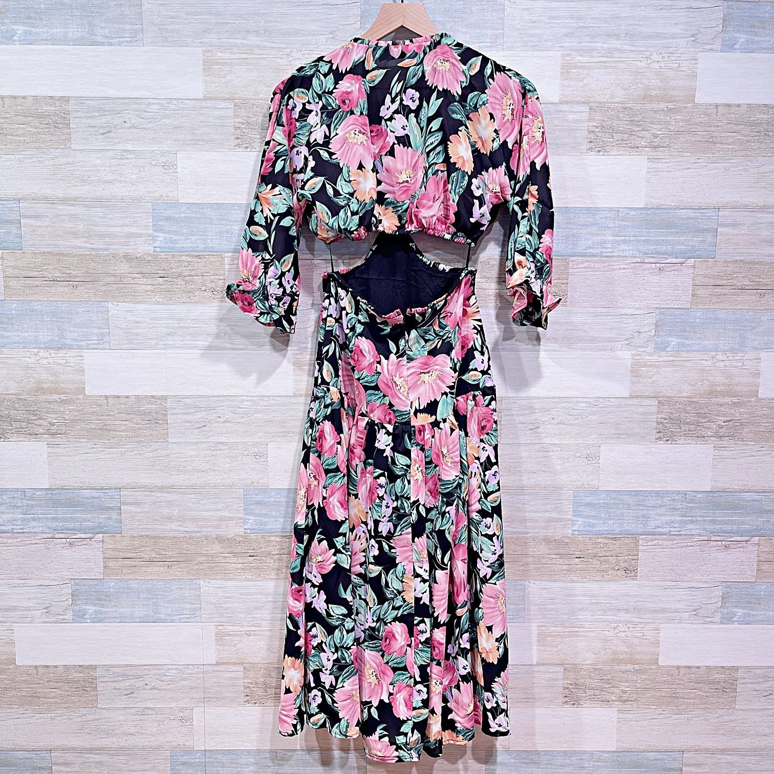 Other Petal & Pup Floral Cut Out Tara Maxi Dress Womens US 0 Size XS / US 0-2 / IT 36-38 - 3 Thumbnail